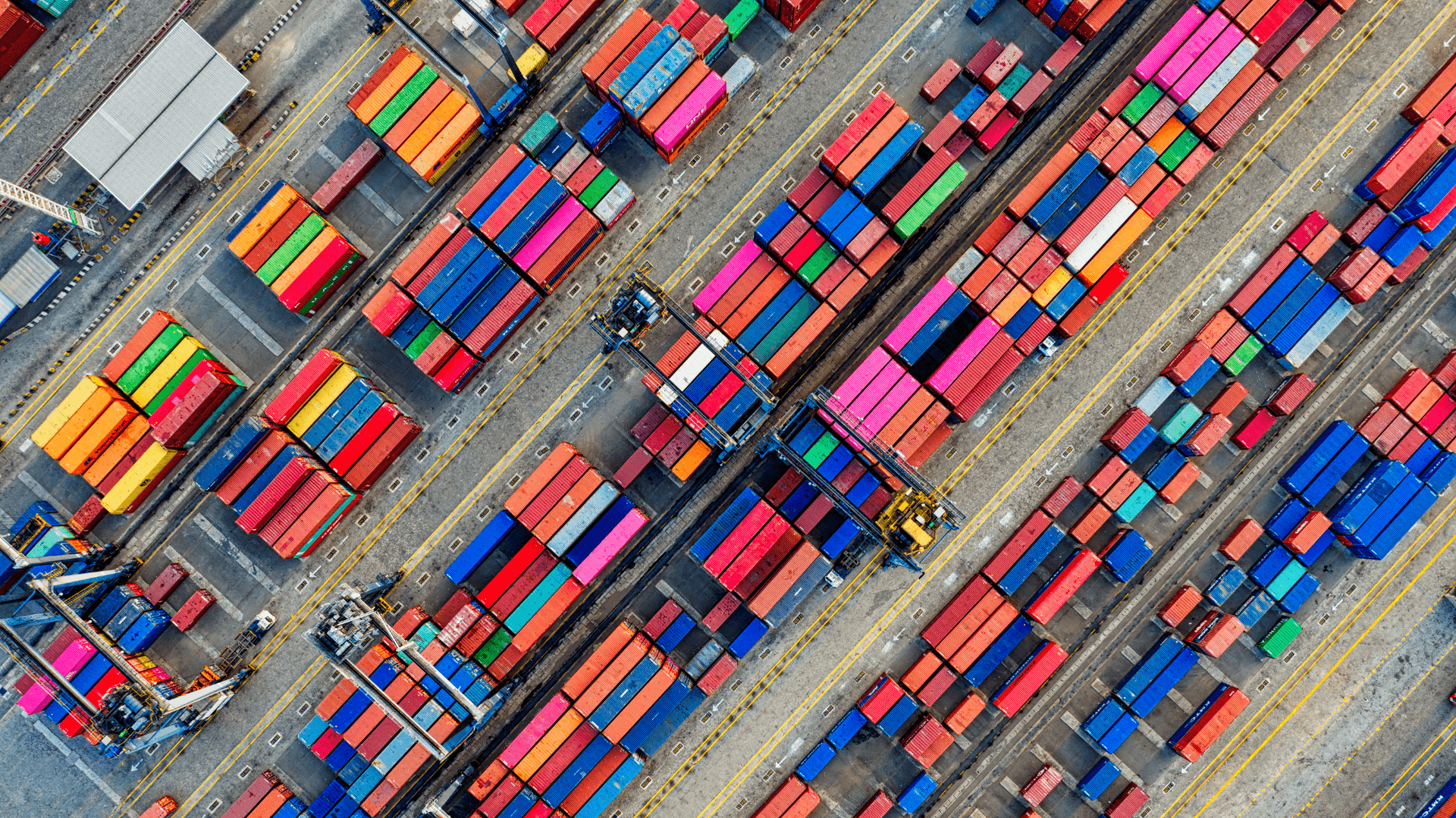 Containerhamn internationell handel