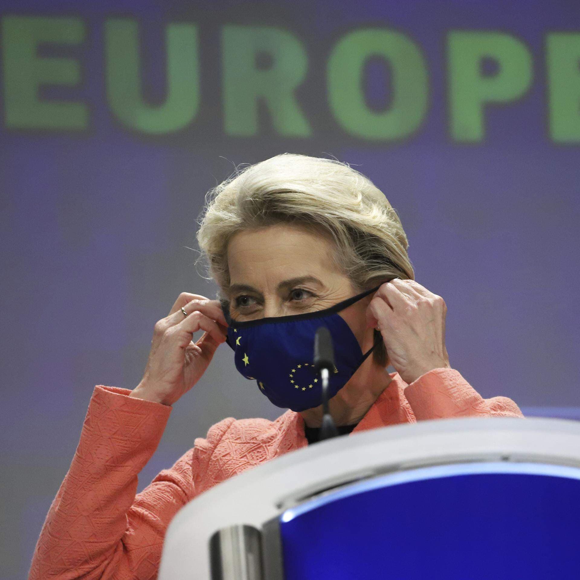 EU-kommissionens ordförande Ursula von der Leyen.