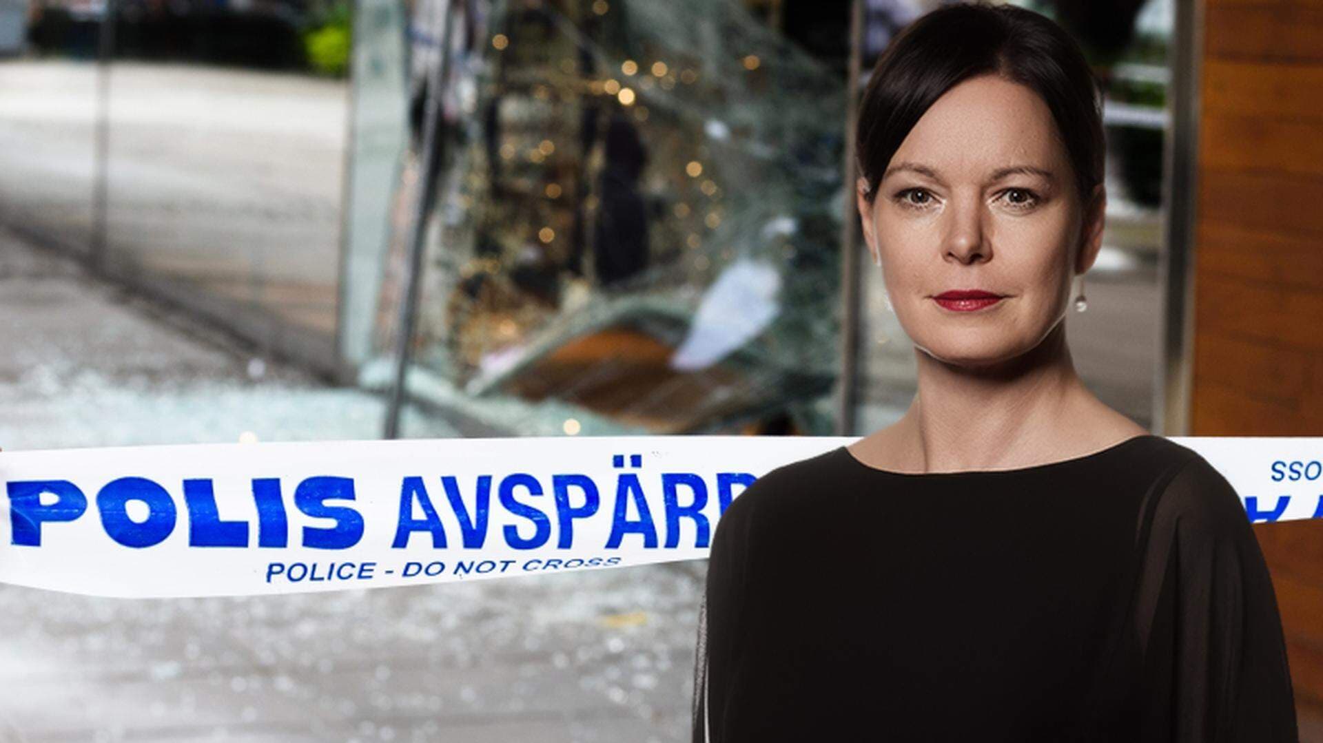 Bildcollage: Anna-Lena Holmström och brottsplats