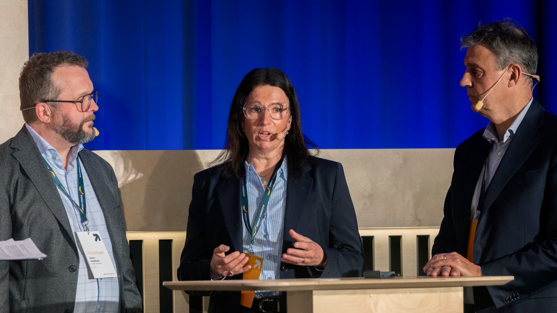 Tommy Gustafsson, grundare och Strategisk Rådgivare, GDM Konsult AB, Veronica Eriksson, vd Aiab Energy AB och Ulf Larsson, vd SCA.
