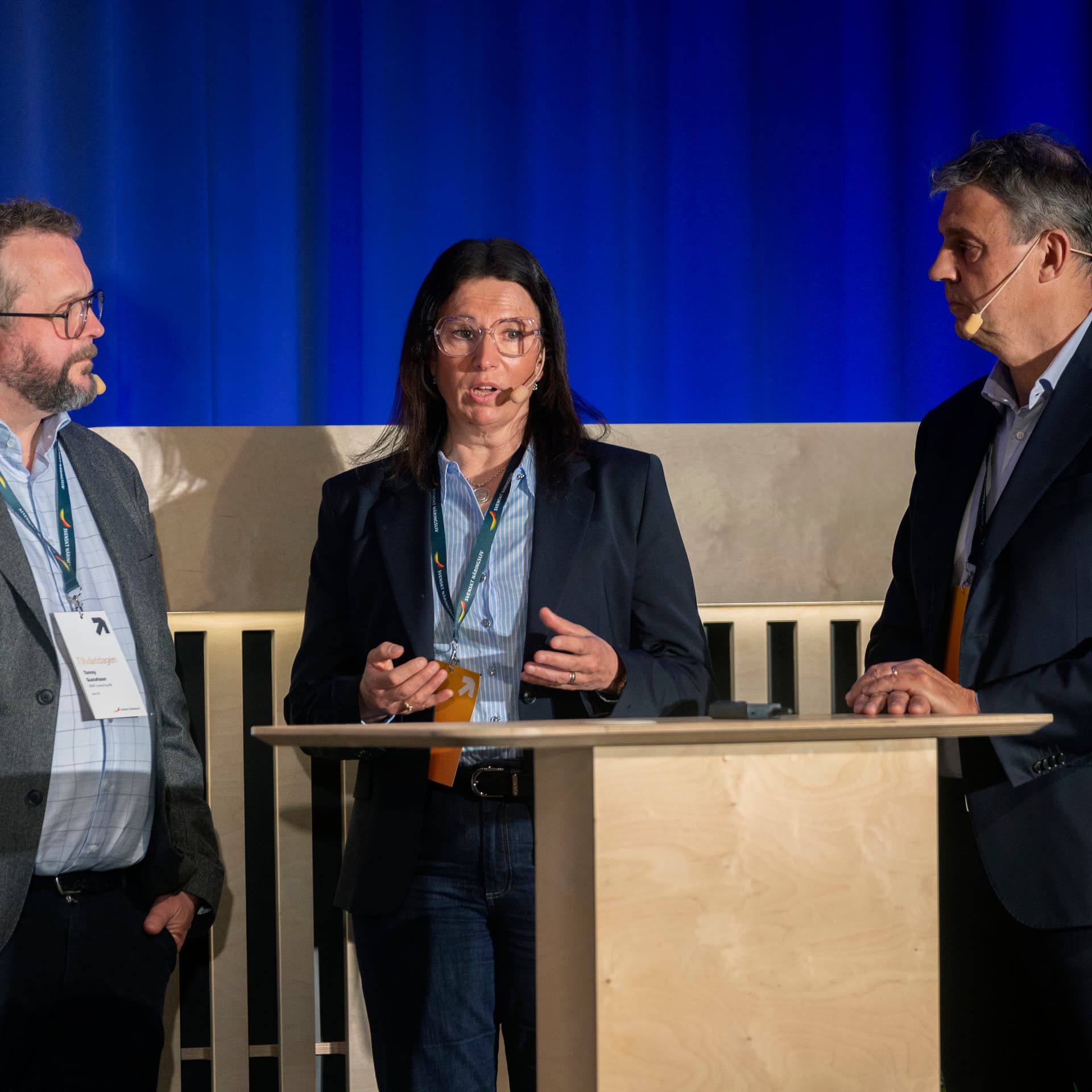 Tommy Gustafsson, grundare och Strategisk Rådgivare, GDM Konsult AB, Veronica Eriksson, vd Aiab Energy AB och Ulf Larsson, vd SCA.