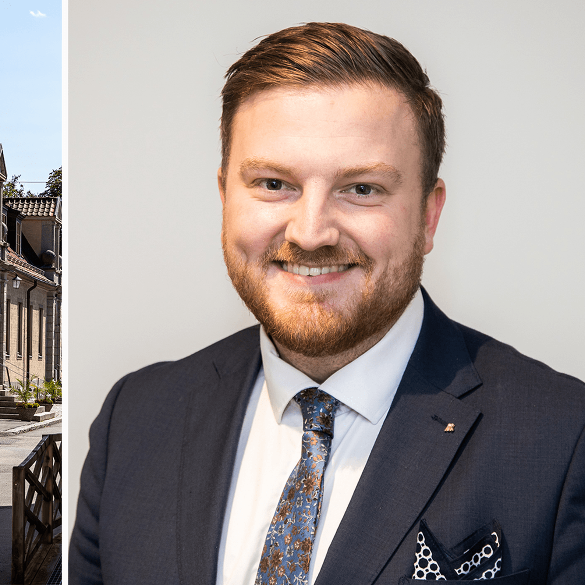 Kommunstyrelsens ordförande i Östhammar Fabian Sjöberg (M).