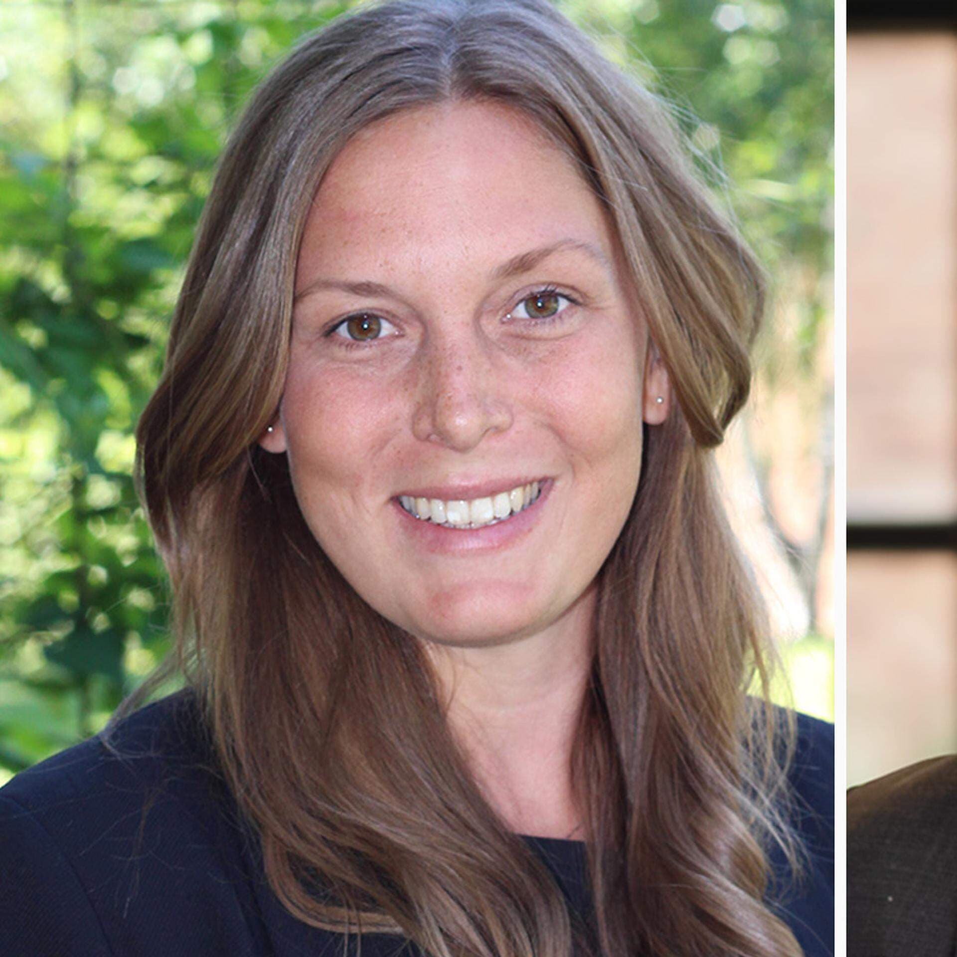 Emelie Thim, näringslivs- och utvecklingschef i Götene och Johan Månsson, kommunstyrelsens ordförande i Götene.