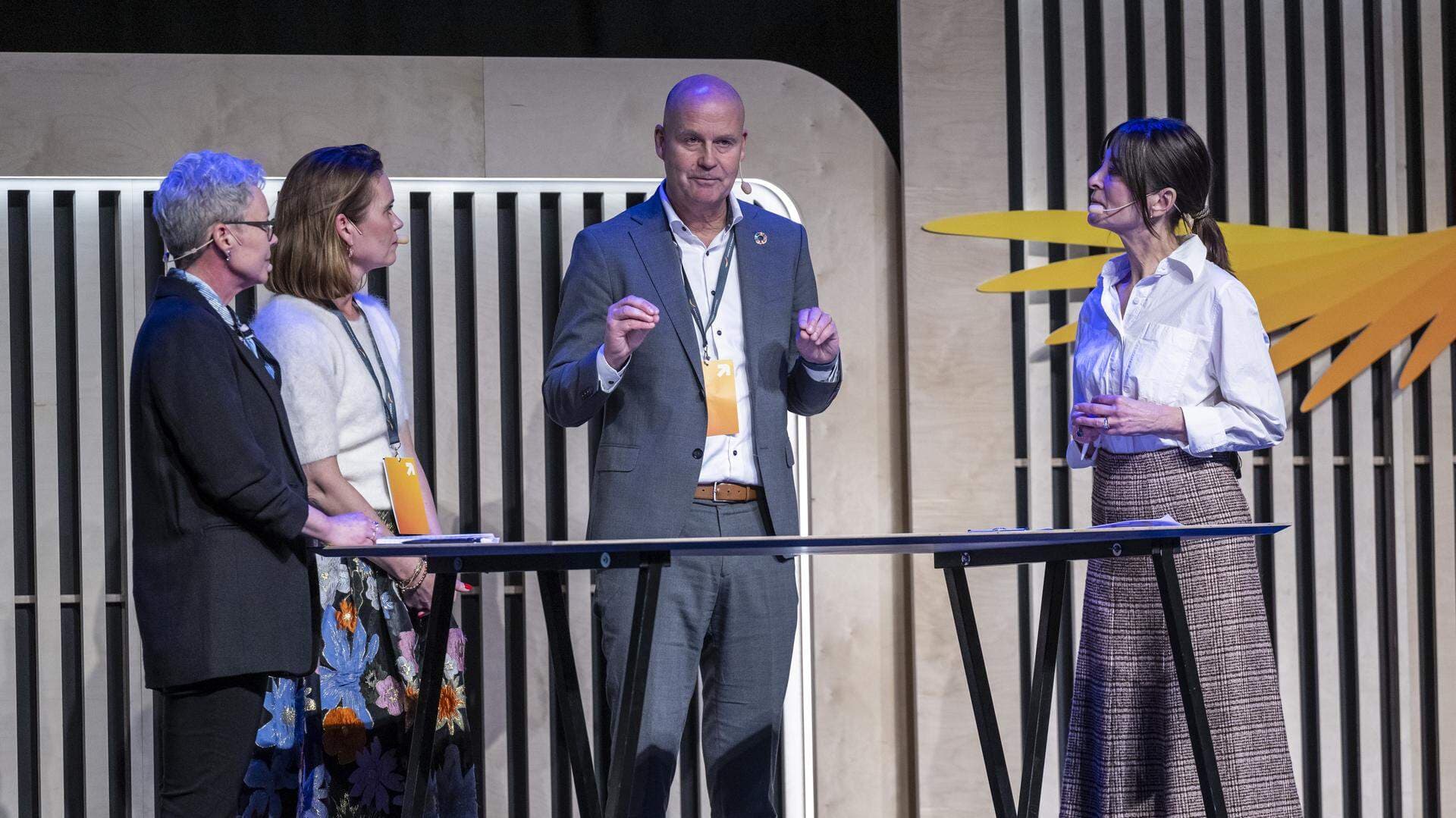 Mia Rönnmar, Halldora von Koenigsegg och Johan Mörnstam.