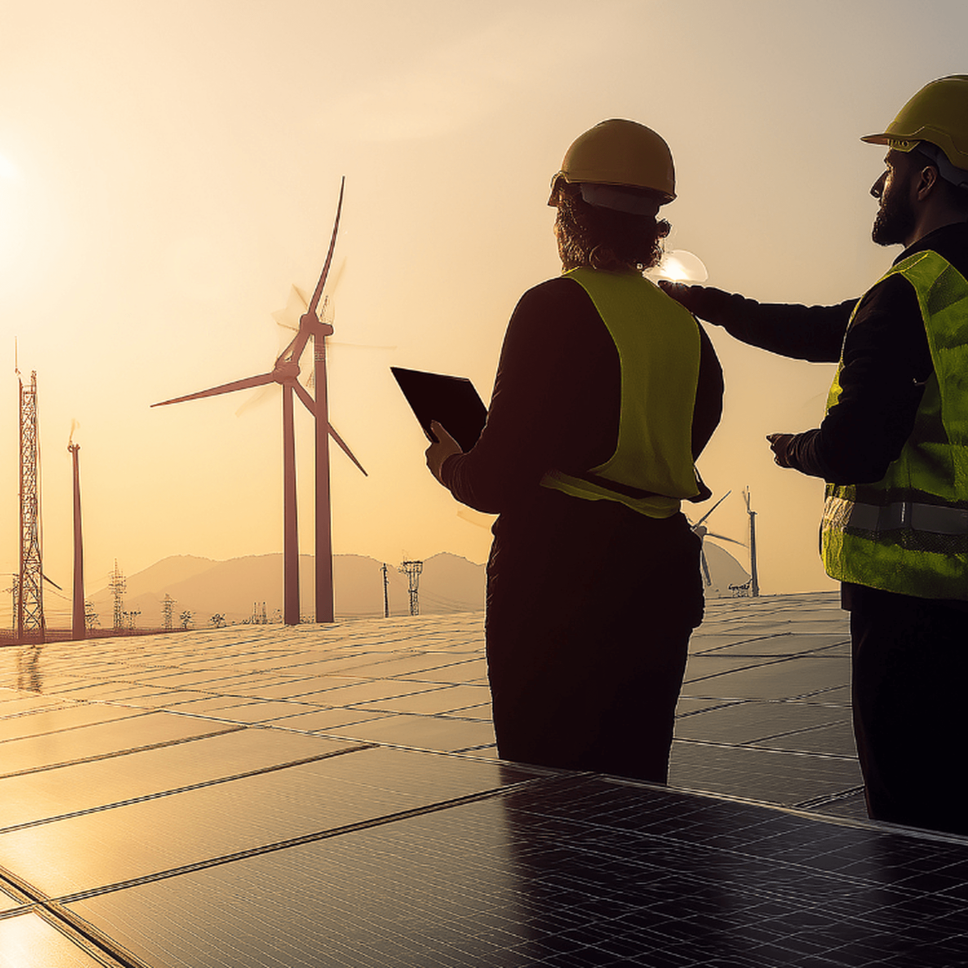 Omställning i form av sol och vindkraft