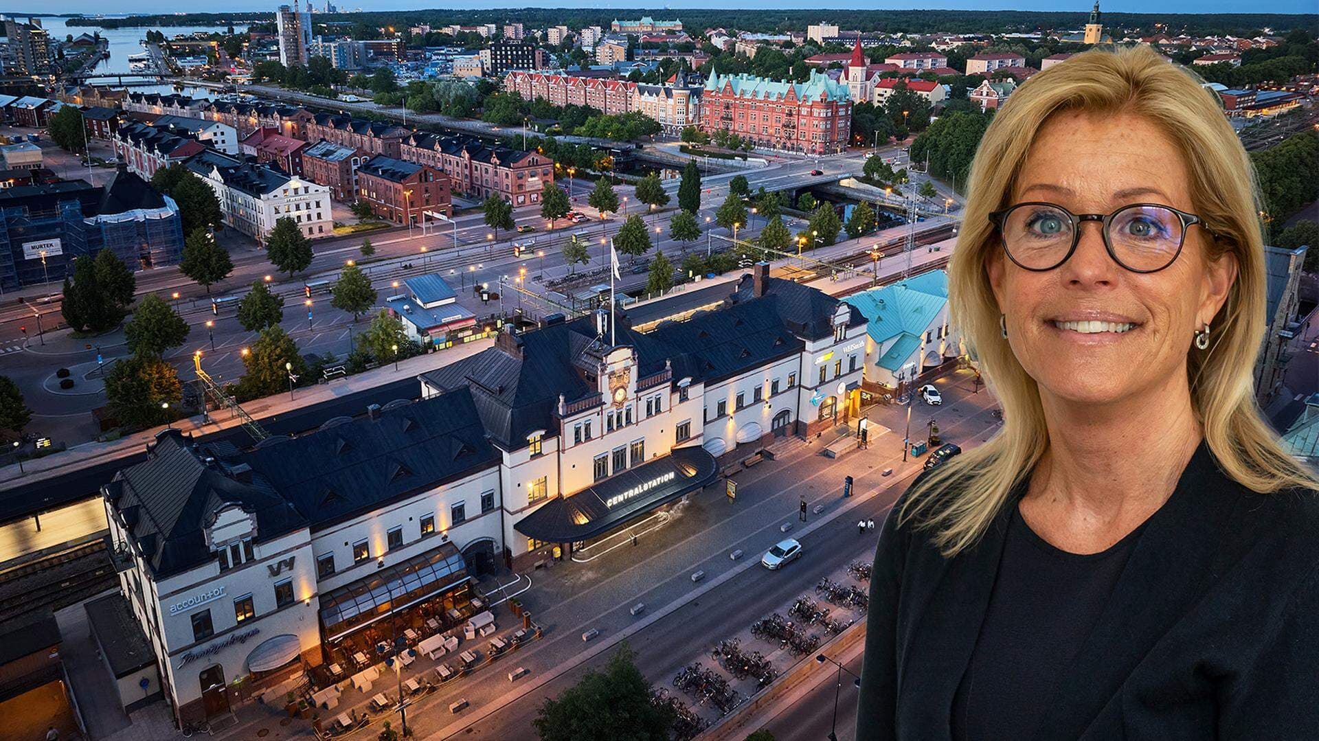 Åsa Viklund Lång, kommunstyrelsens ordförande i Gävle.