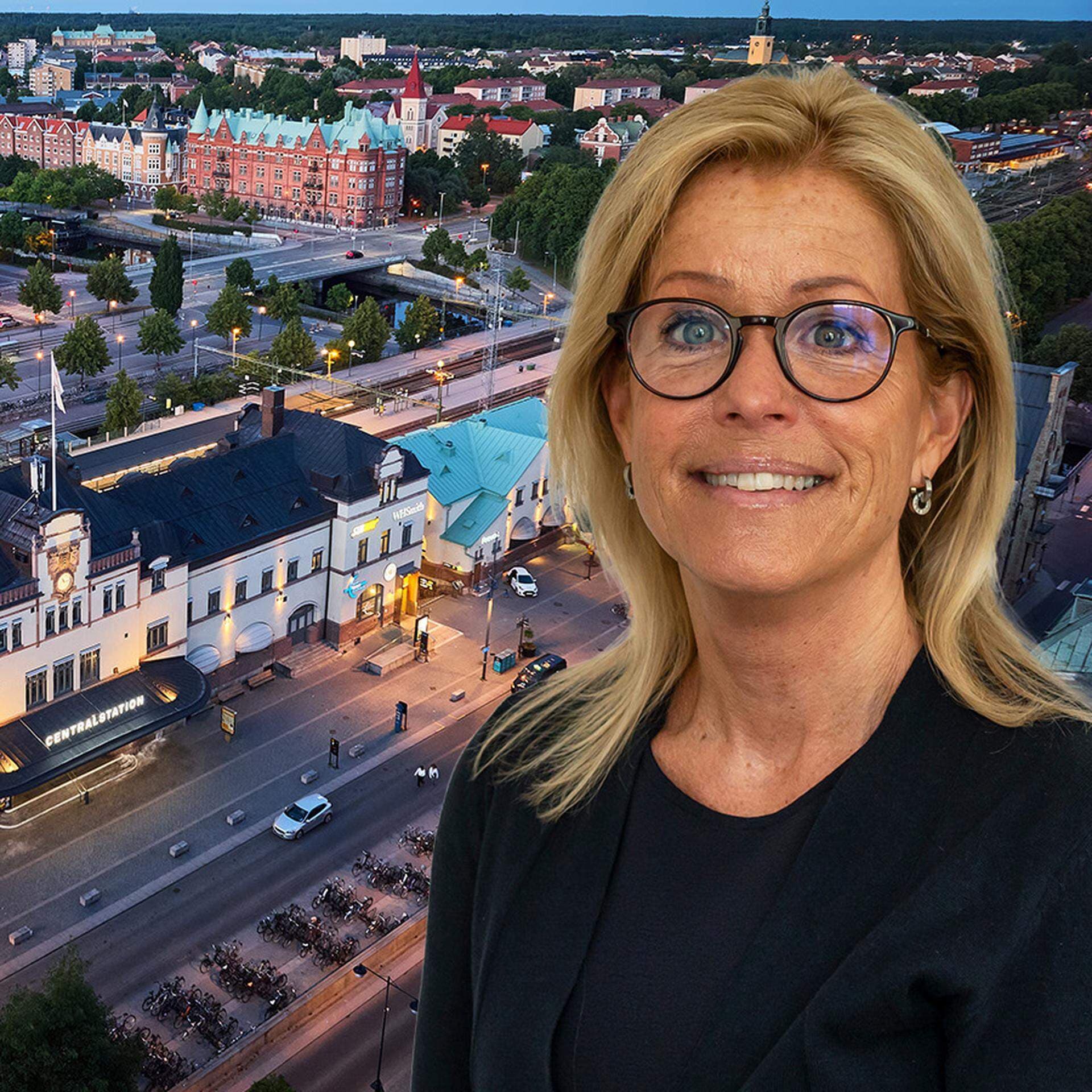 Åsa Viklund Lång, kommunstyrelsens ordförande i Gävle.