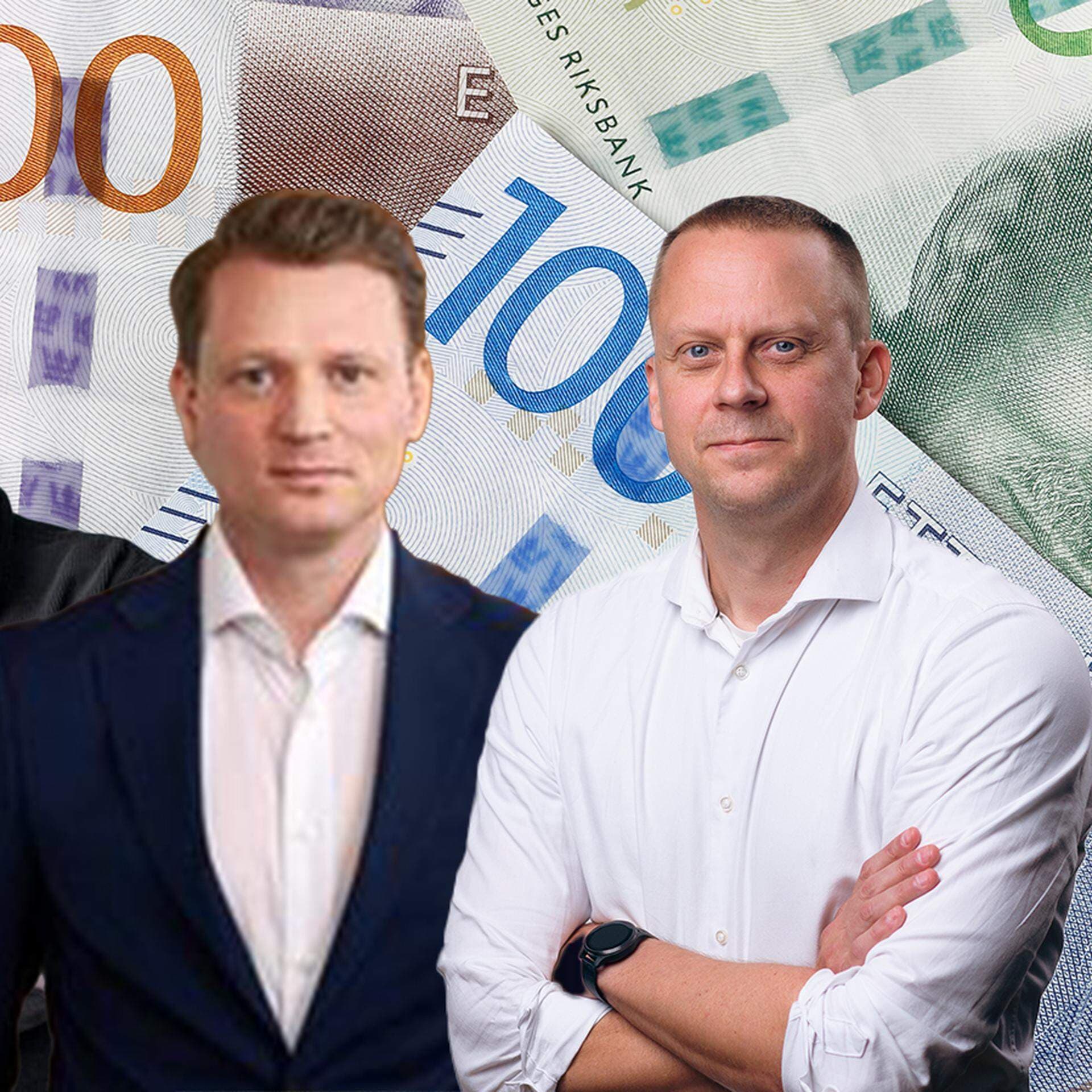 Fredrik Isaksson, chefsekonom på Byggföretagen, Patrick Joyce, chefsekonom på Almega, Erik Spector, chefsekonom på Teknikföretagen, och Fredrik Carlgren, Nationalekonom på Svenskt Näringsliv.