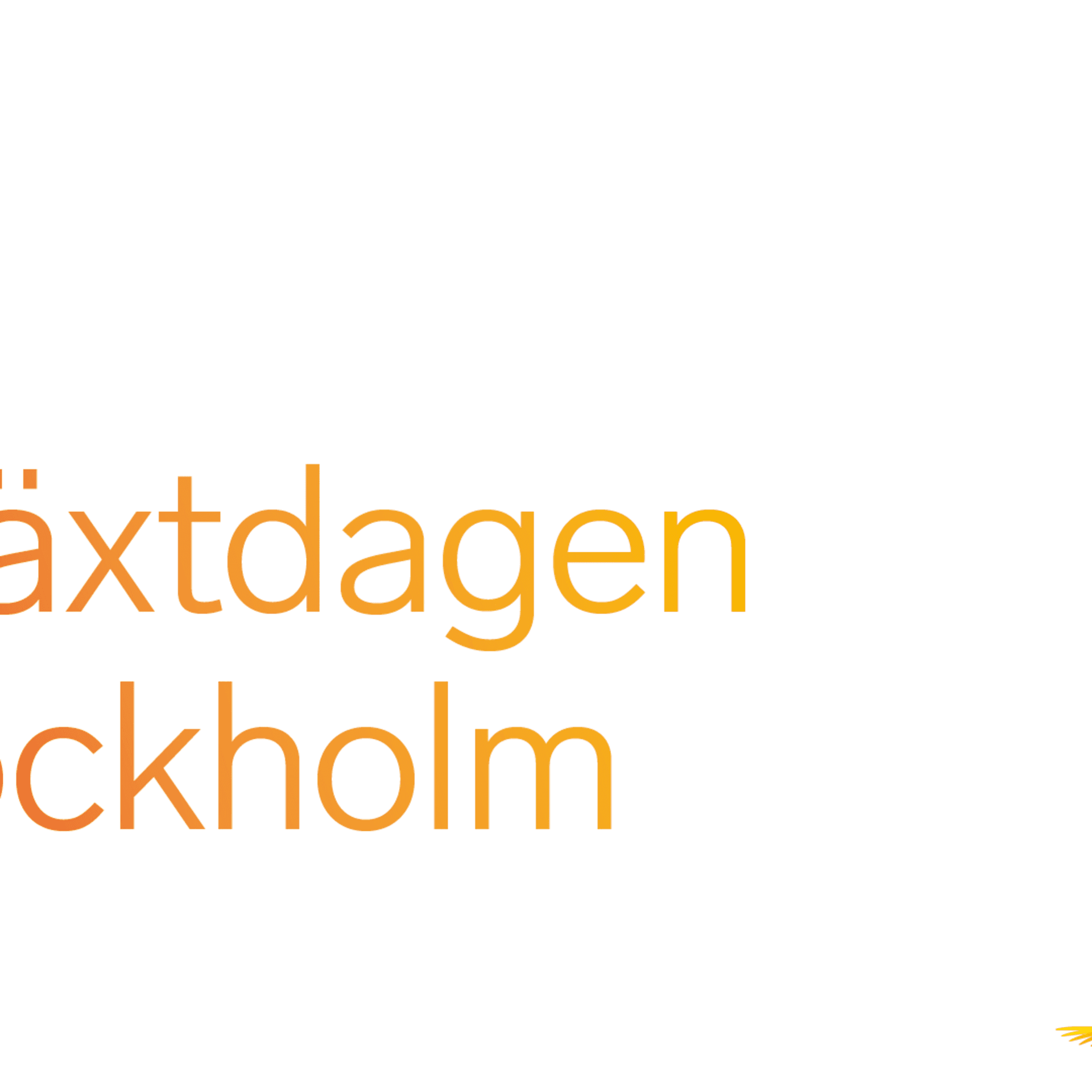 Tillväxtdagen i Stockholm