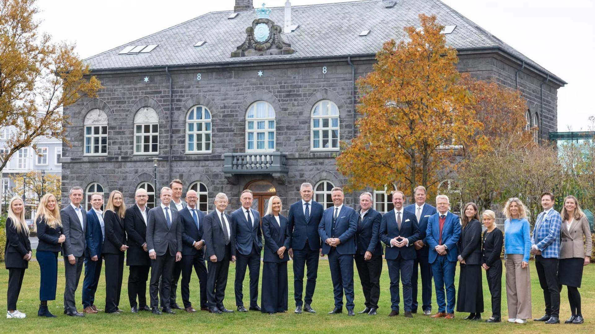 Pressbild Nordiska näringslivsorganisationer på Island