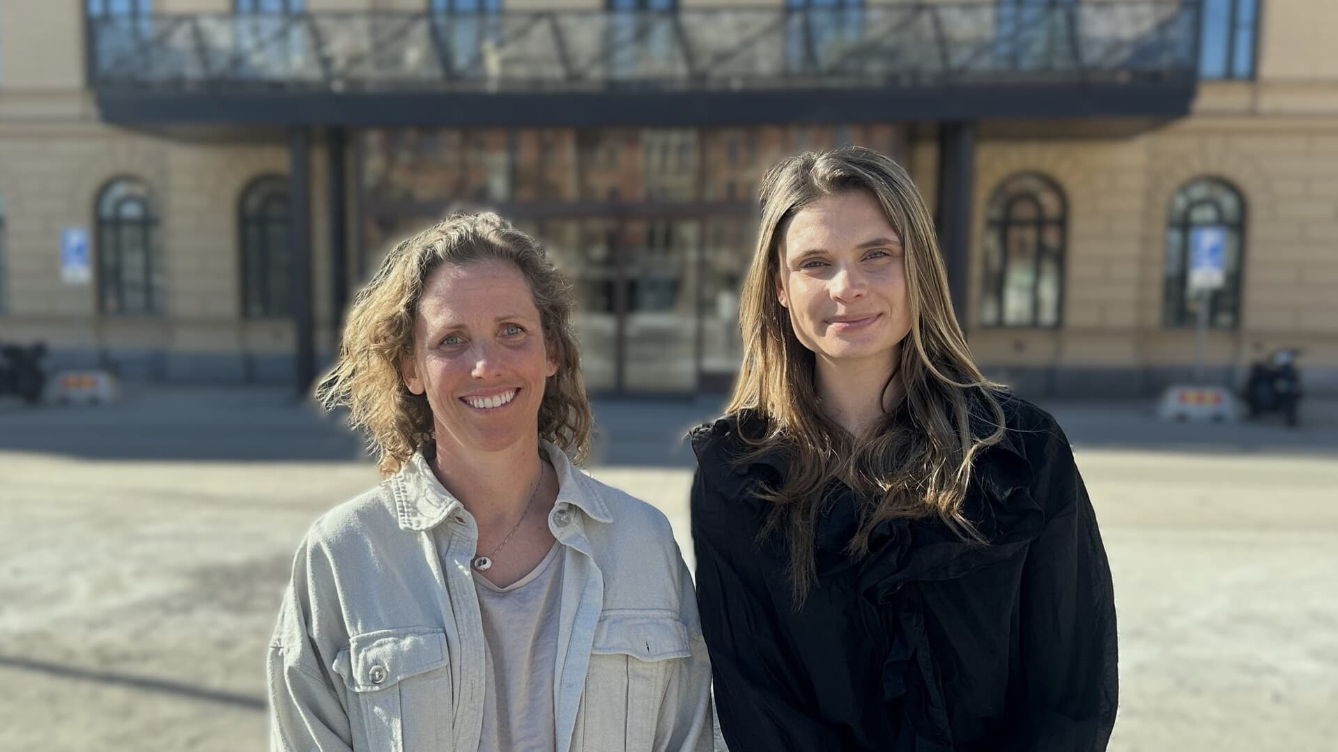 Live Bengtsson, avdelningschef för Kontakt Sundsvall och Olivia Åsberg, näringslivschef i Sundsvalls kommun