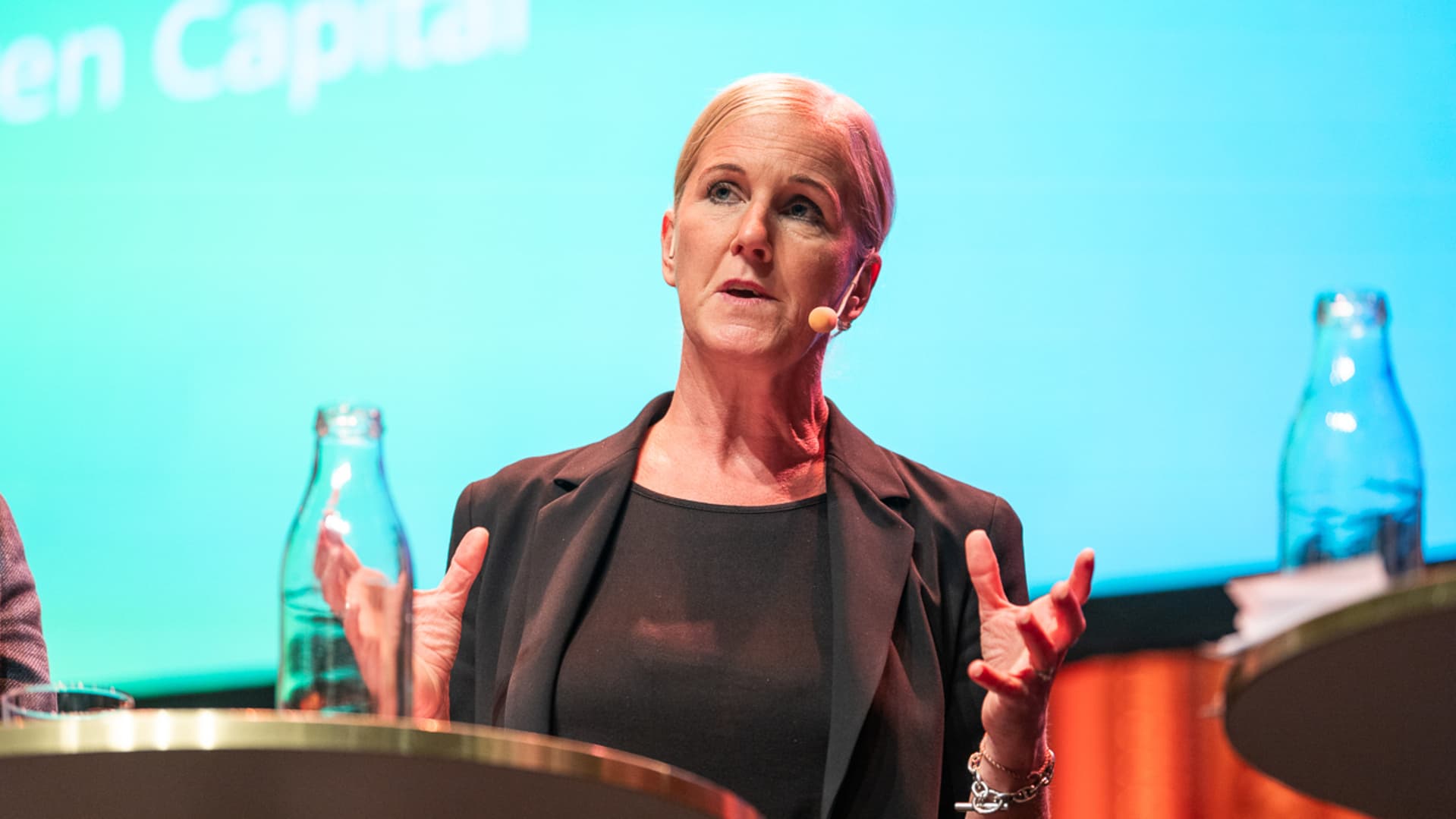 Anna Stellinger på konferensen Fossilfri konkurrenskraft 2024