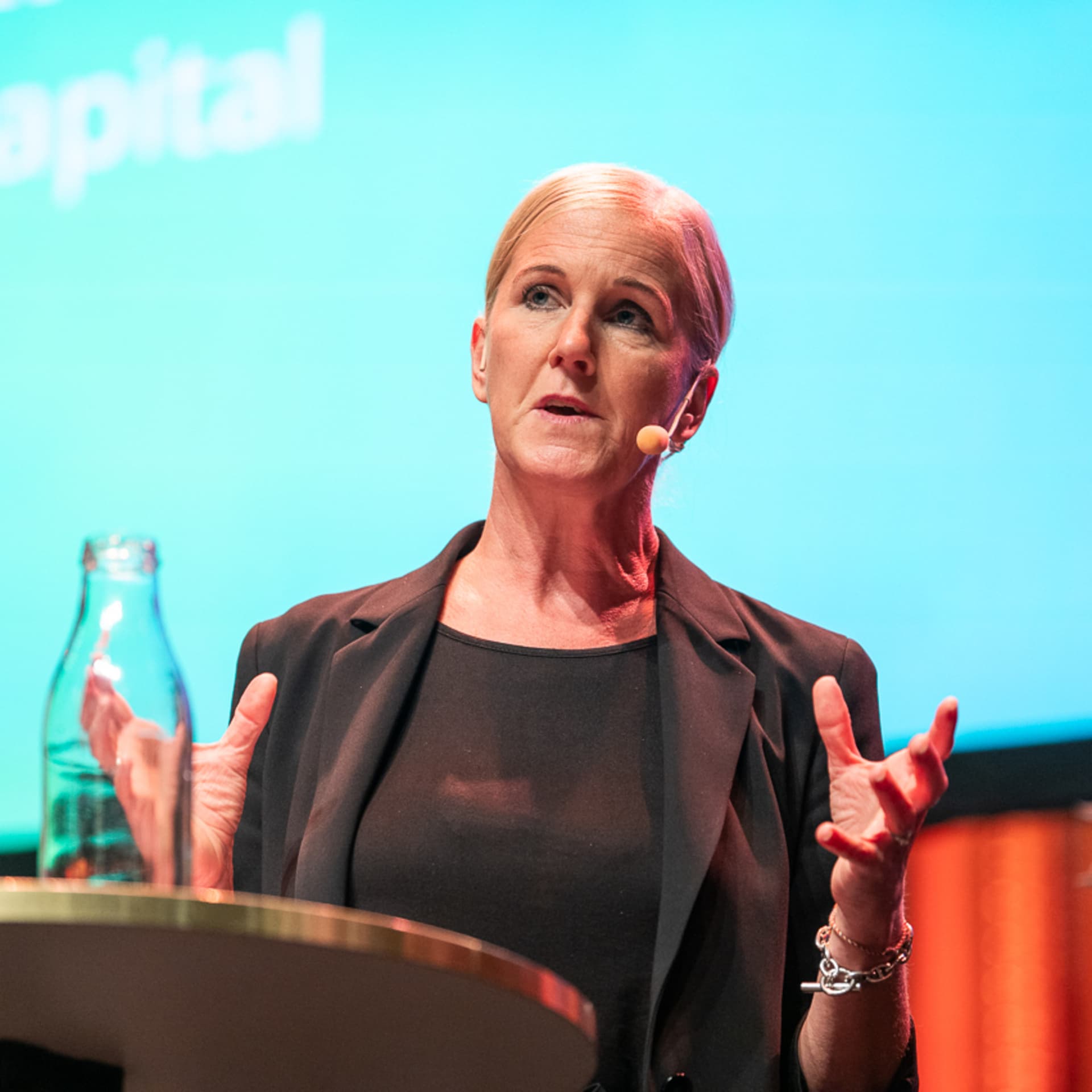 Anna Stellinger på konferensen Fossilfri konkurrenskraft 2024