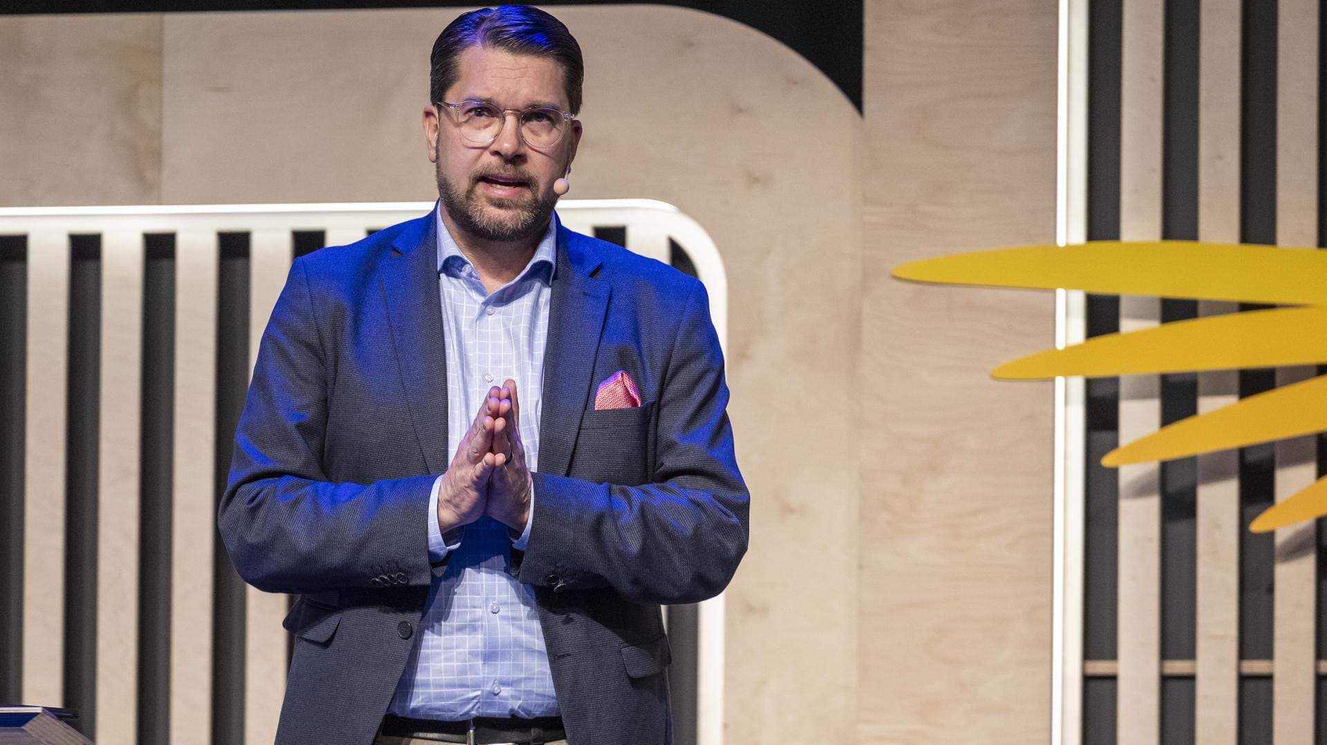 Sverigedemokraternas partiledare Jimmie Åkesson.