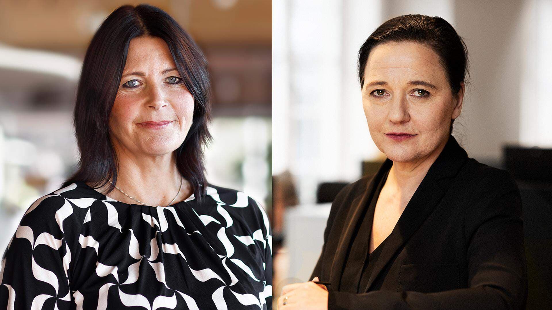 Erica Sundberg, TRR, och Caroline Söder, TSL.