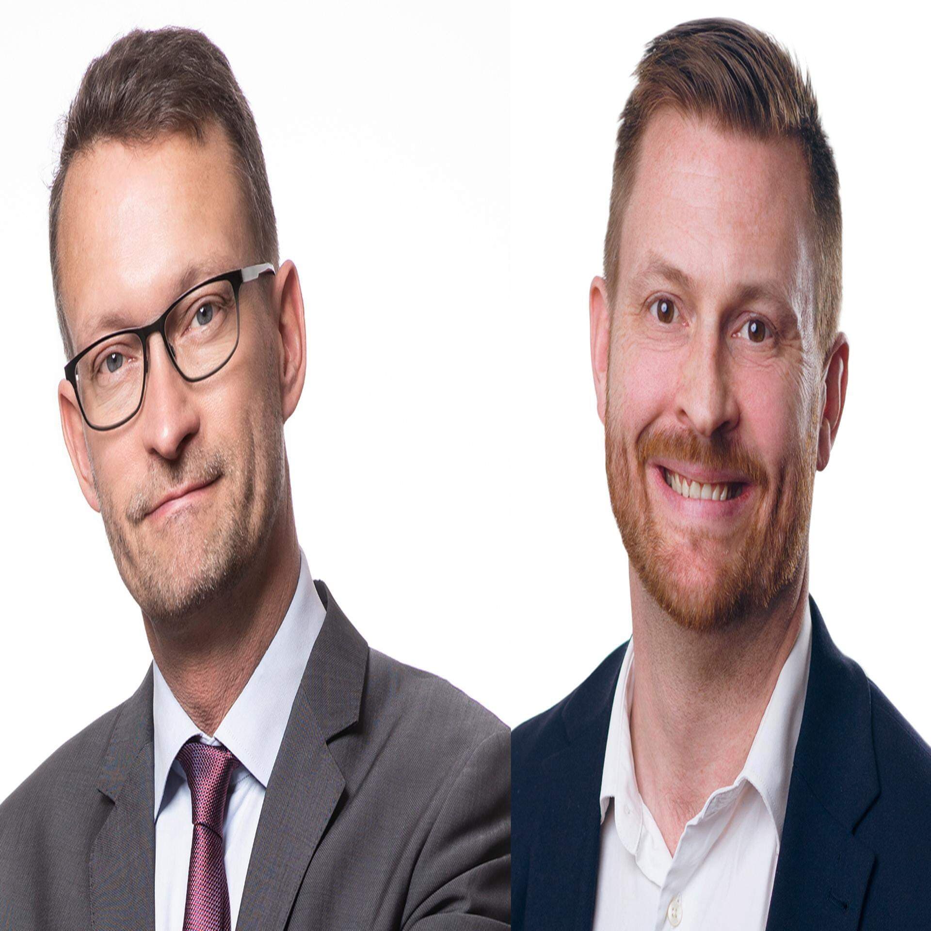 Experterna Henrik Isaksson och Stefan Kvarfordt.