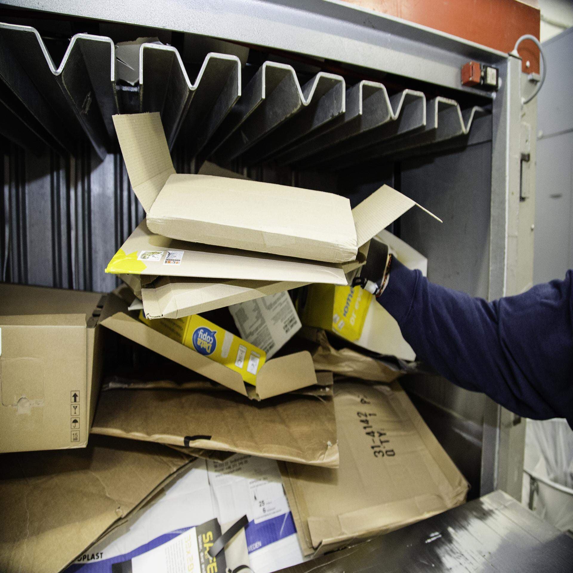 Återvinning kartong