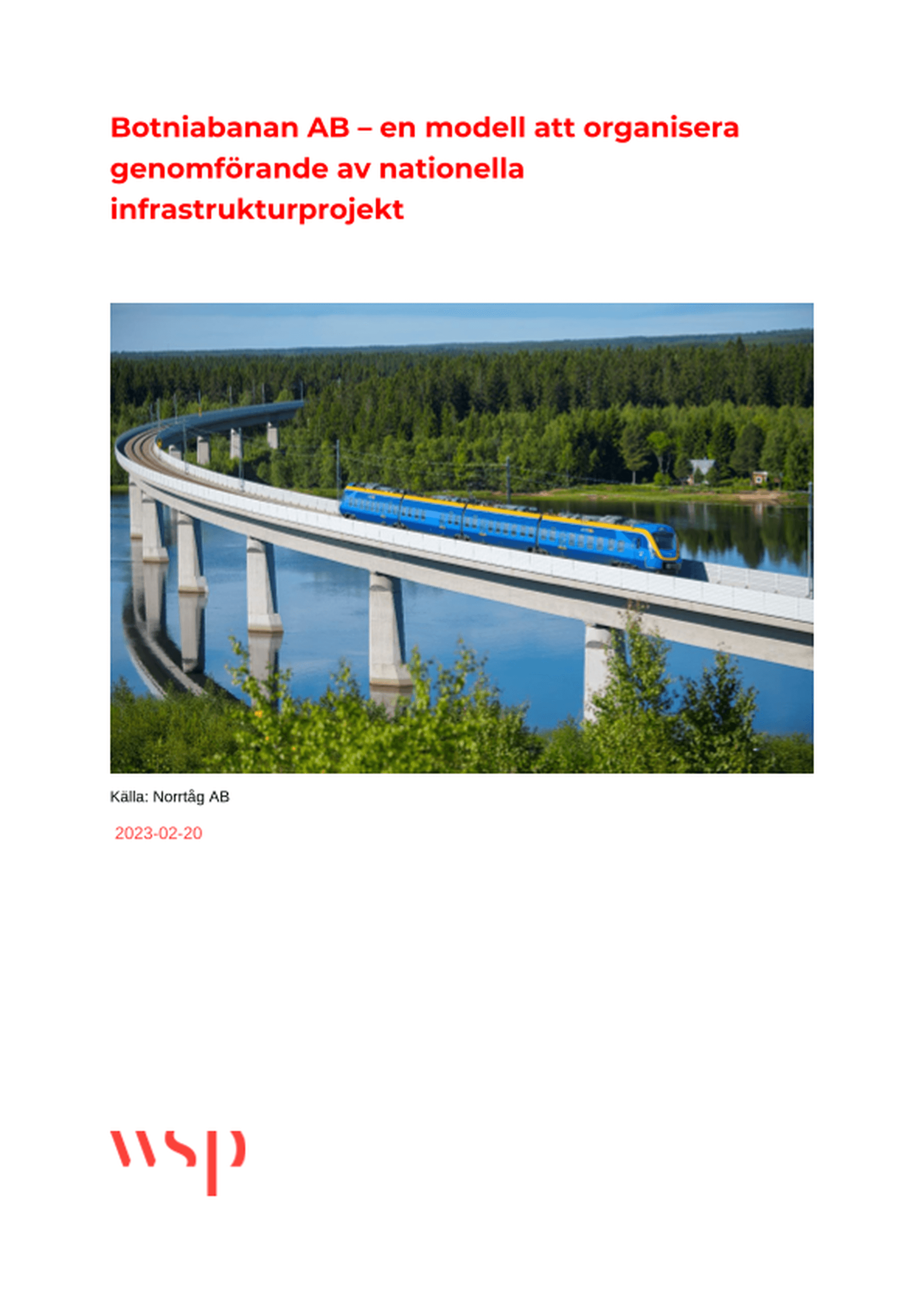 Omslagsbild - Rapport