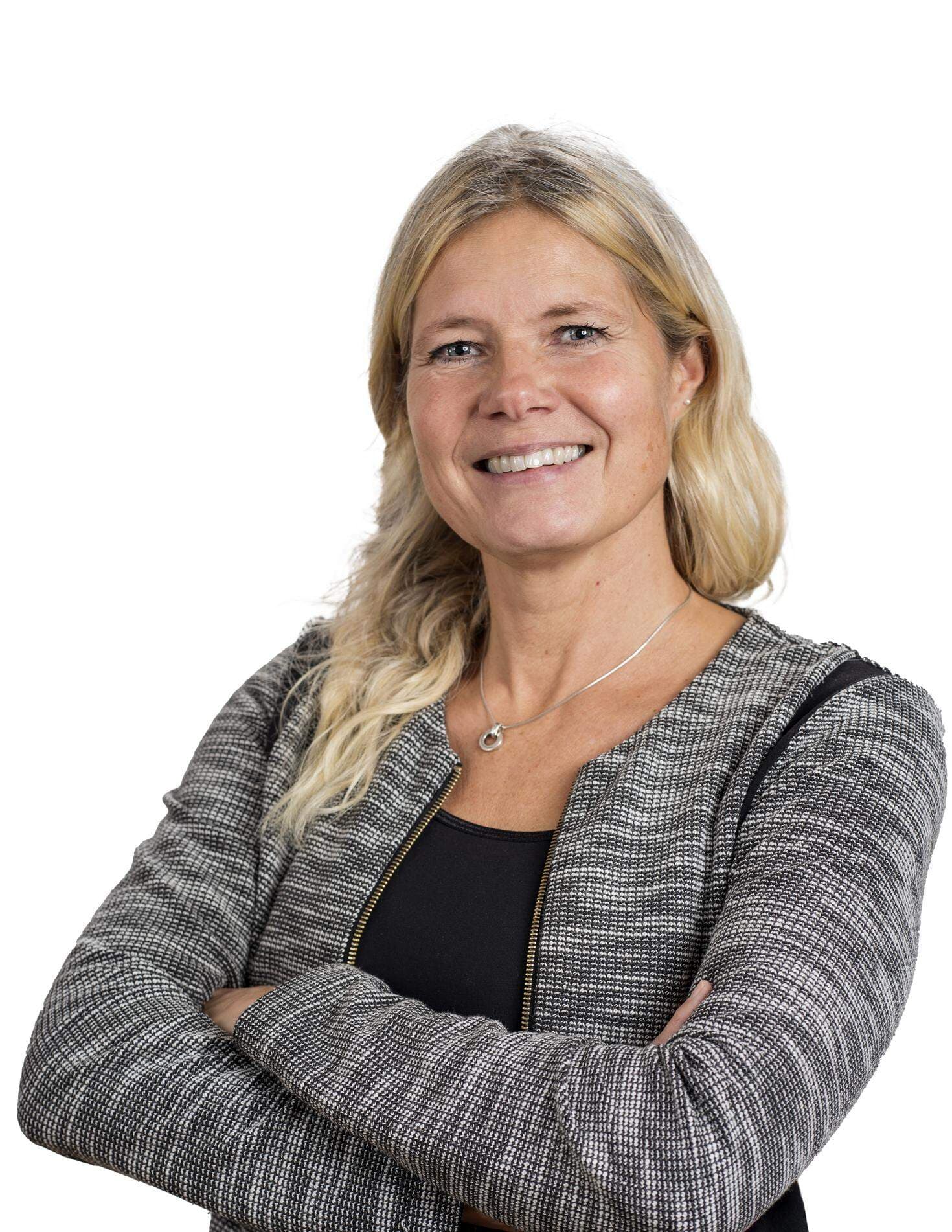 Lotta Westander har armarna i kors.