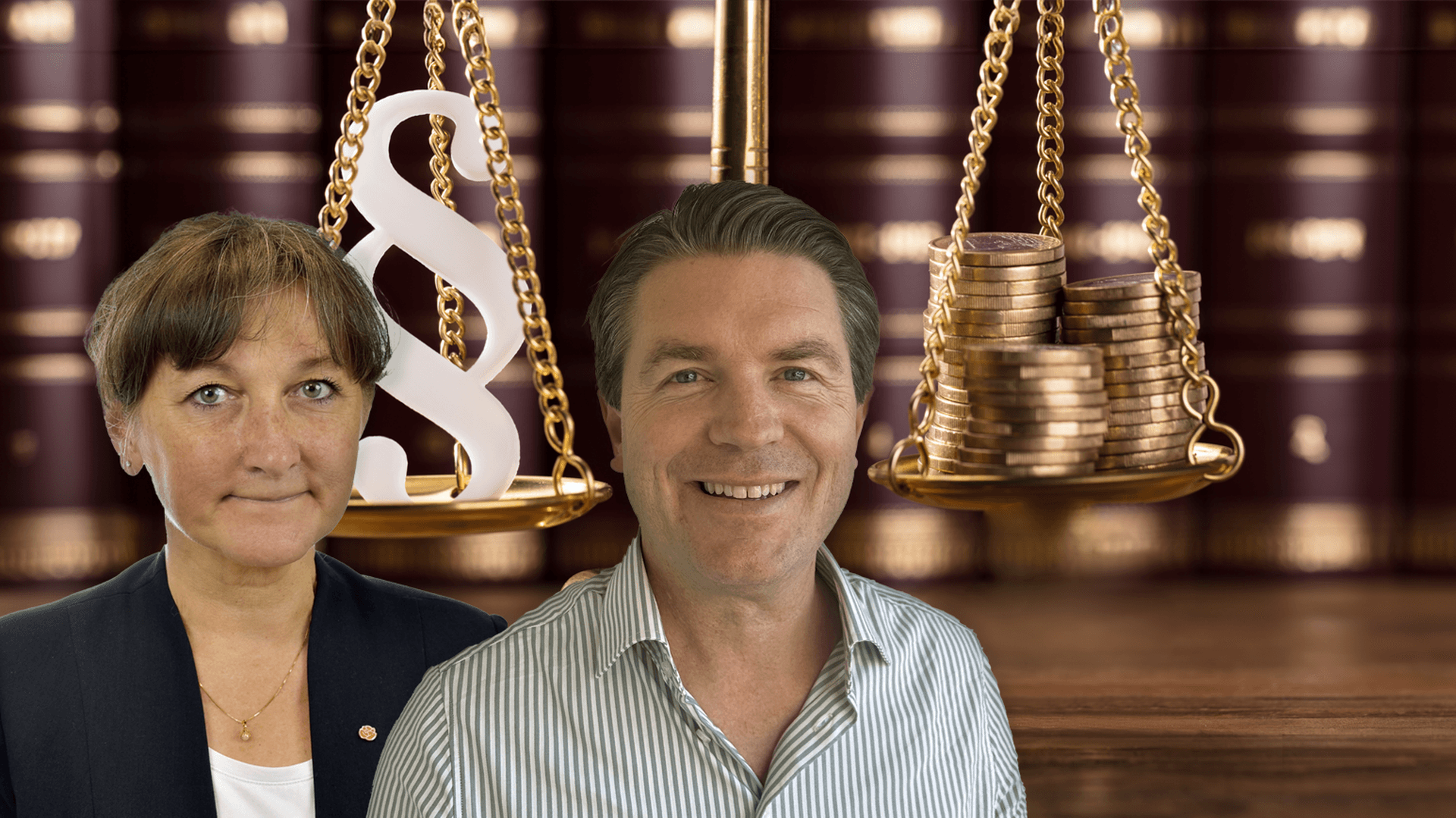 Mikael Karlsson Avanto Care och Lena Johansson (S)