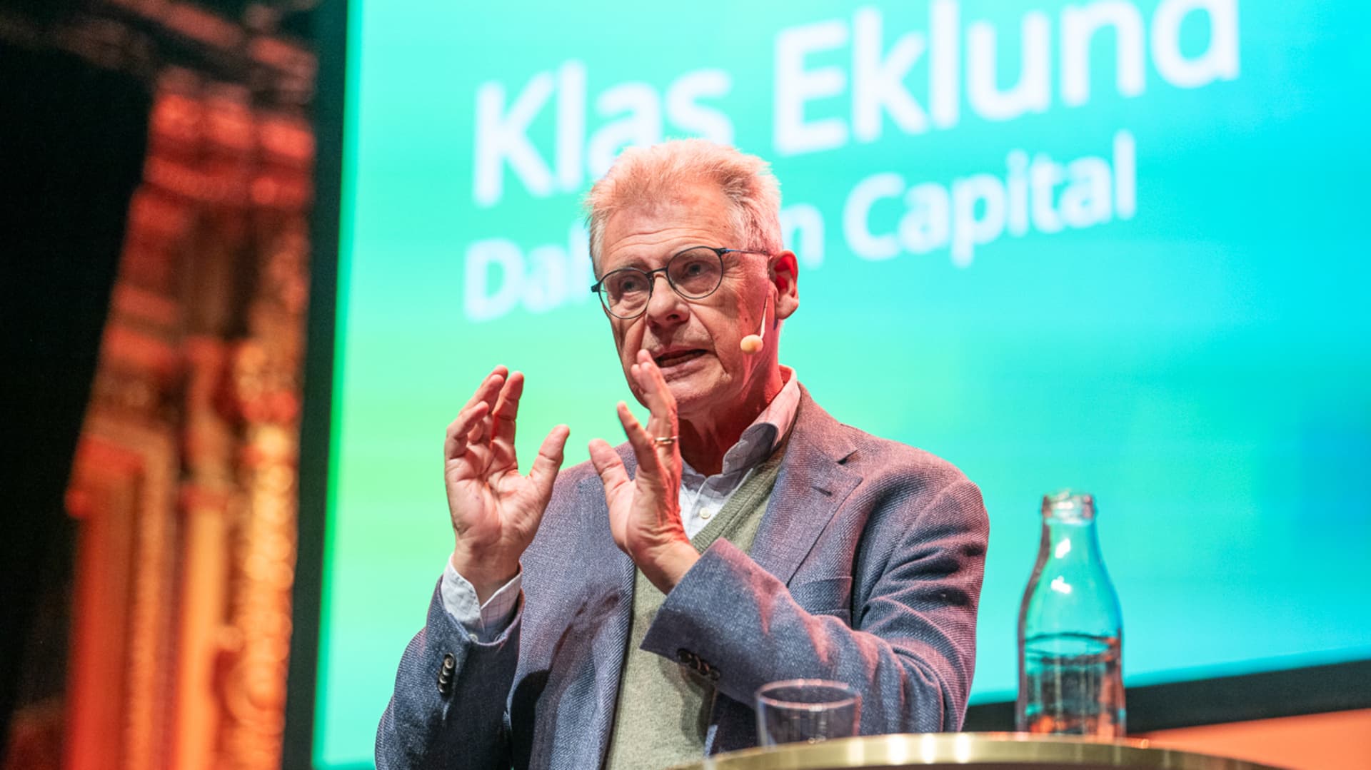 Klas Eklund på konferensen Fossilfri konkurrenskraft 2024