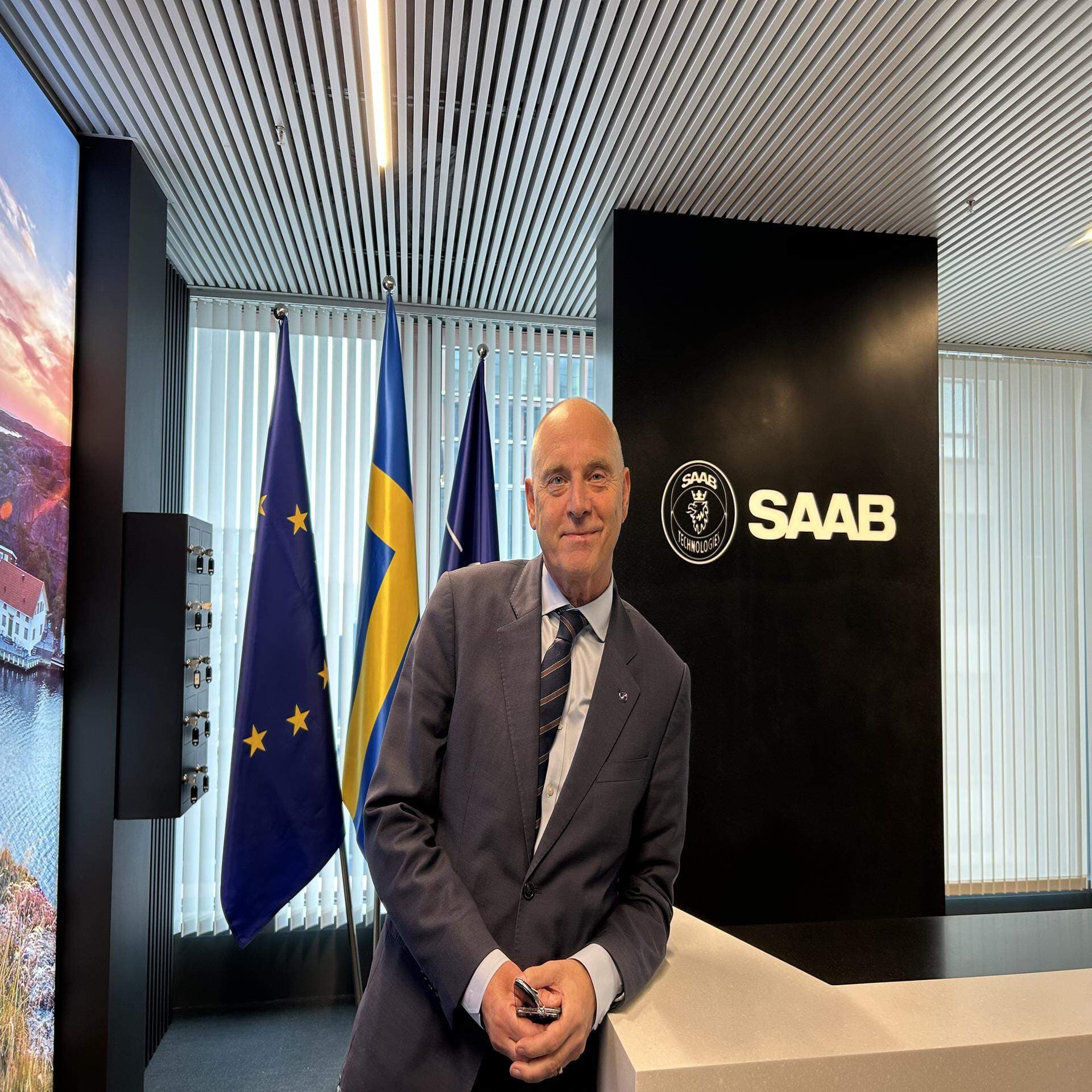 Peter Hultin, head of Saab’s Brussels office.