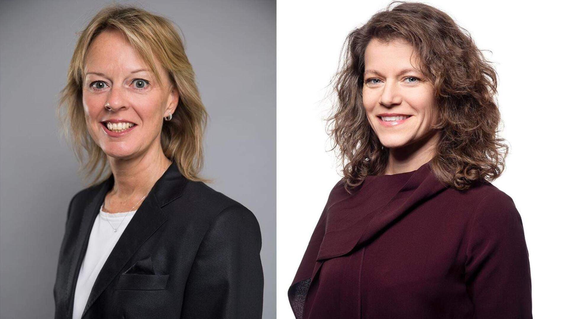 Kollage Charlotte Sammelin och Cemille Ustun