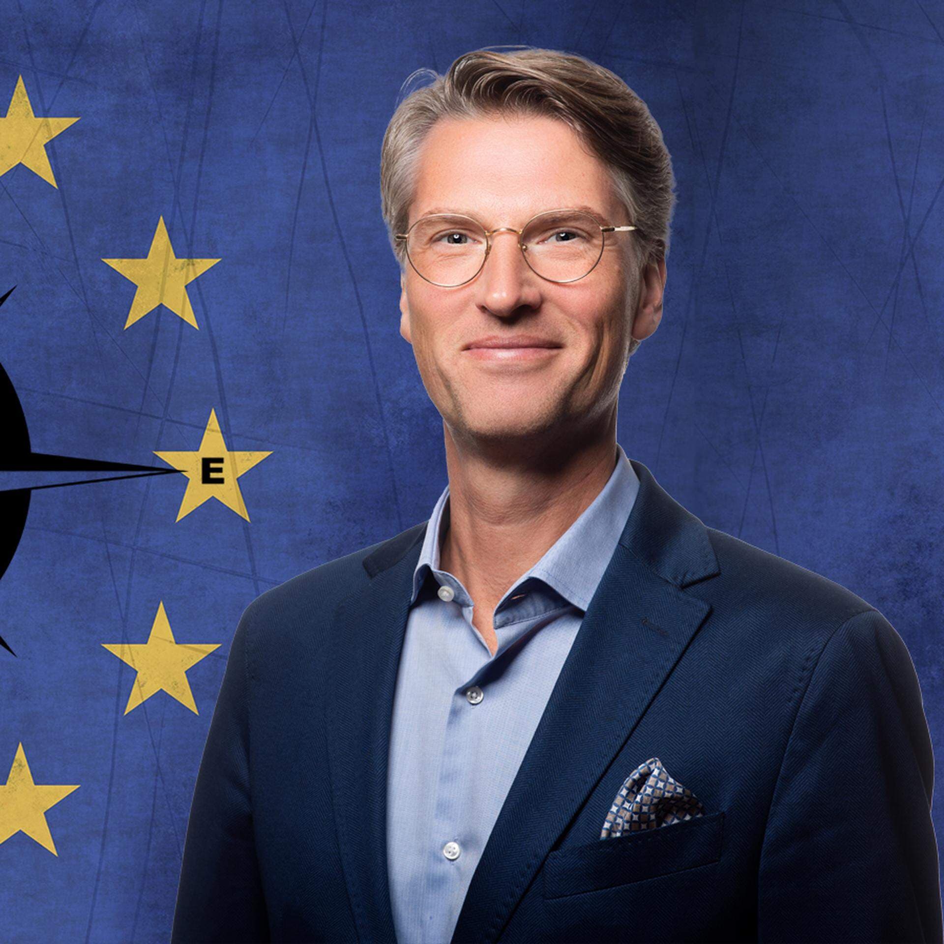 EU-kompass och Fredrik Sjögren.