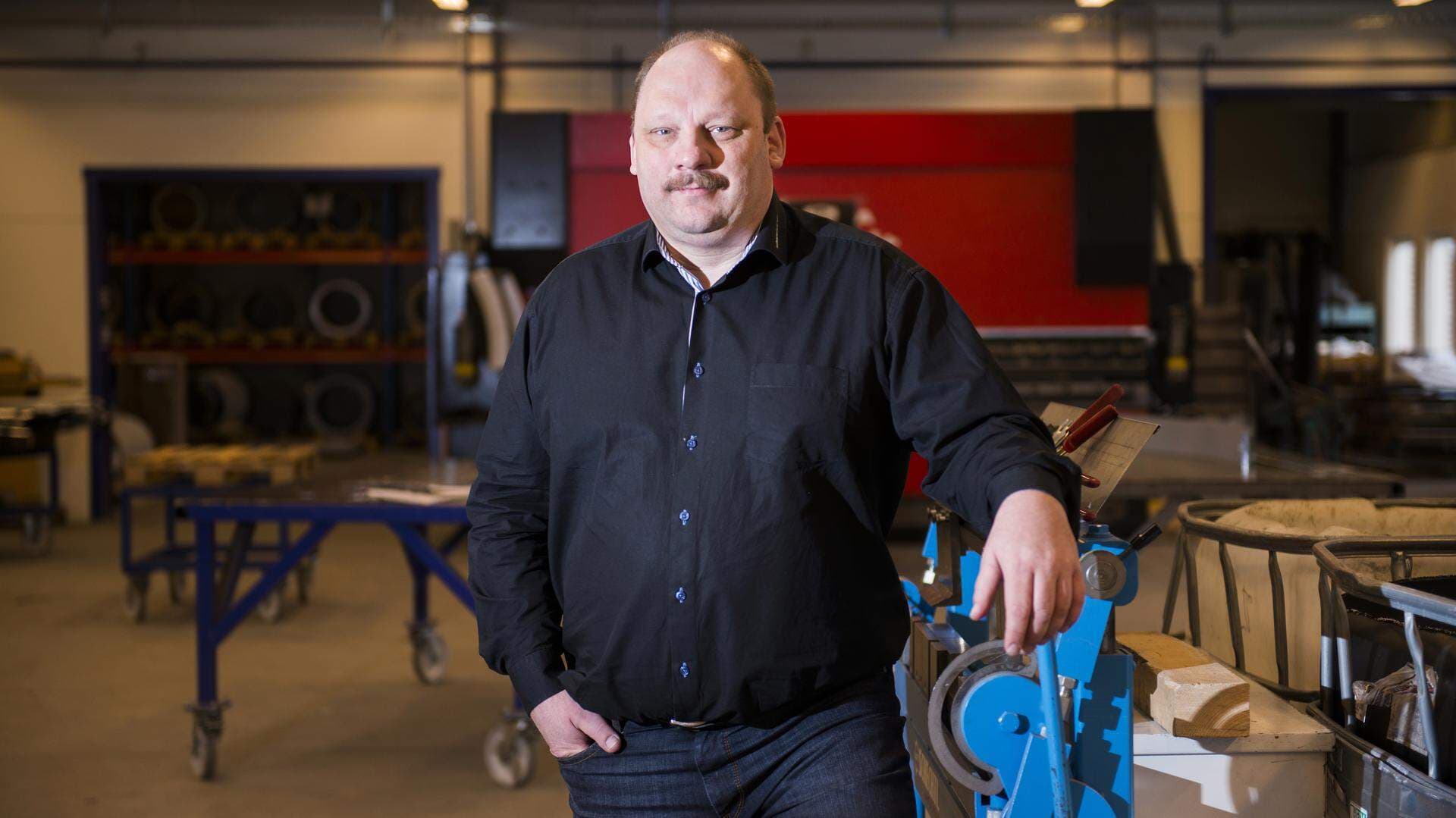 Jörgen Rasmusson, vd och ägare Lödde Plåt.