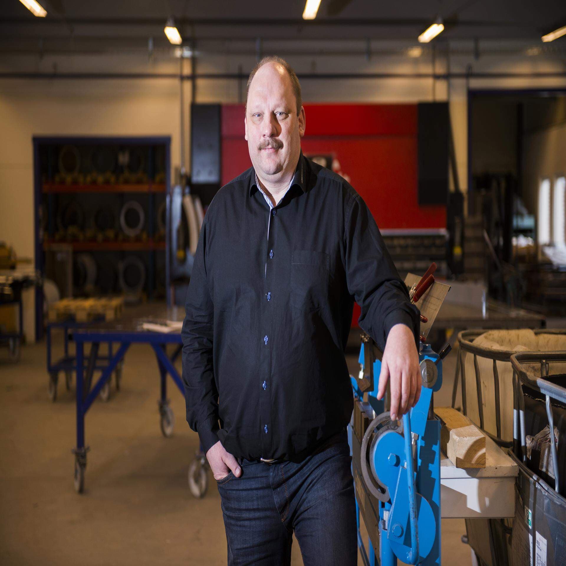 Jörgen Rasmusson, vd och ägare Lödde Plåt.