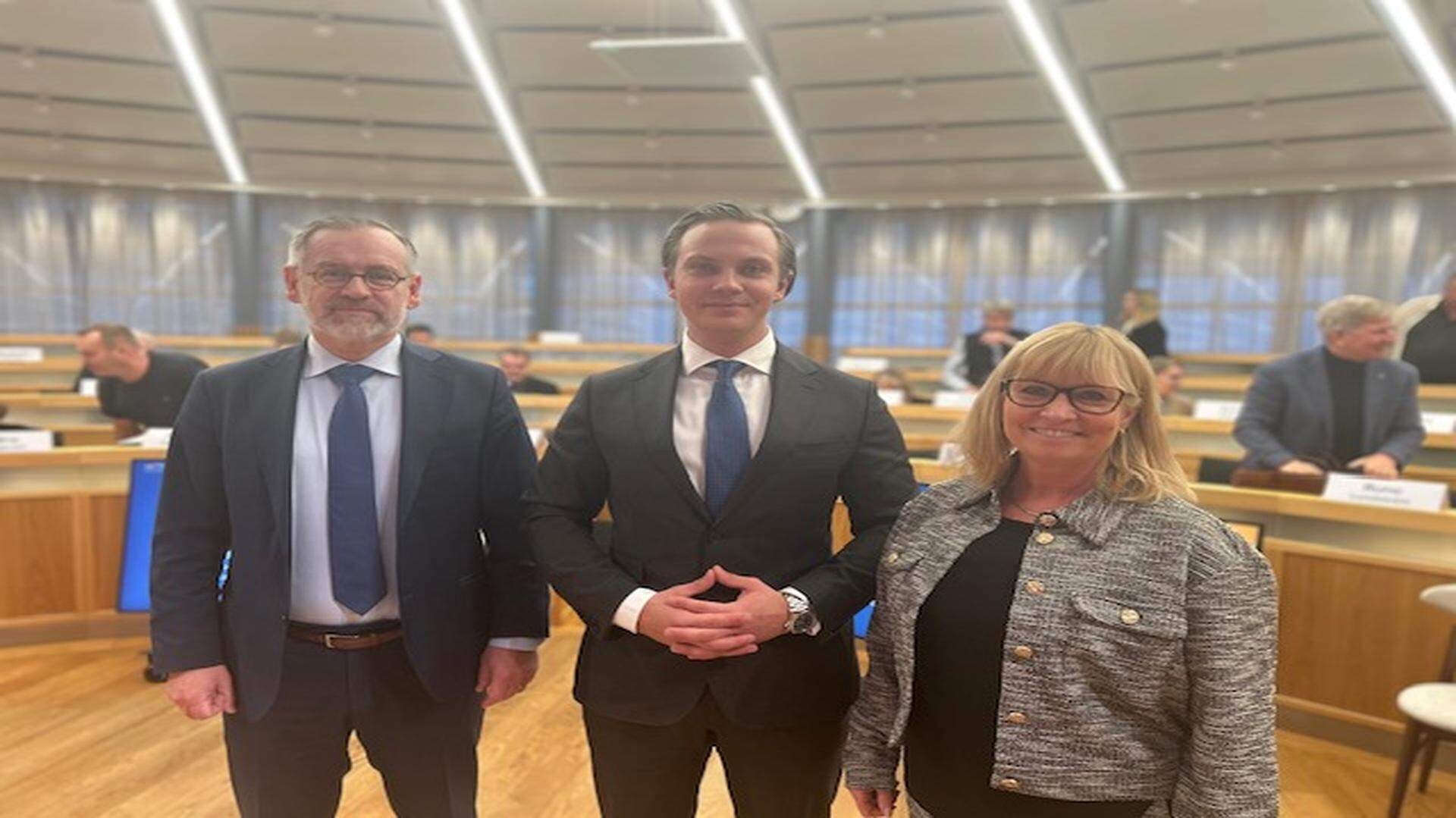 Jens Hedström, Tobias Andersson och Marie Svensson