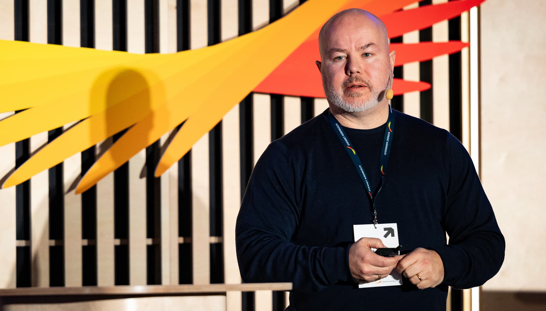 Sven-Olov Daunfeldt, chefsekonom på Tillväxtdagen i Luleå.