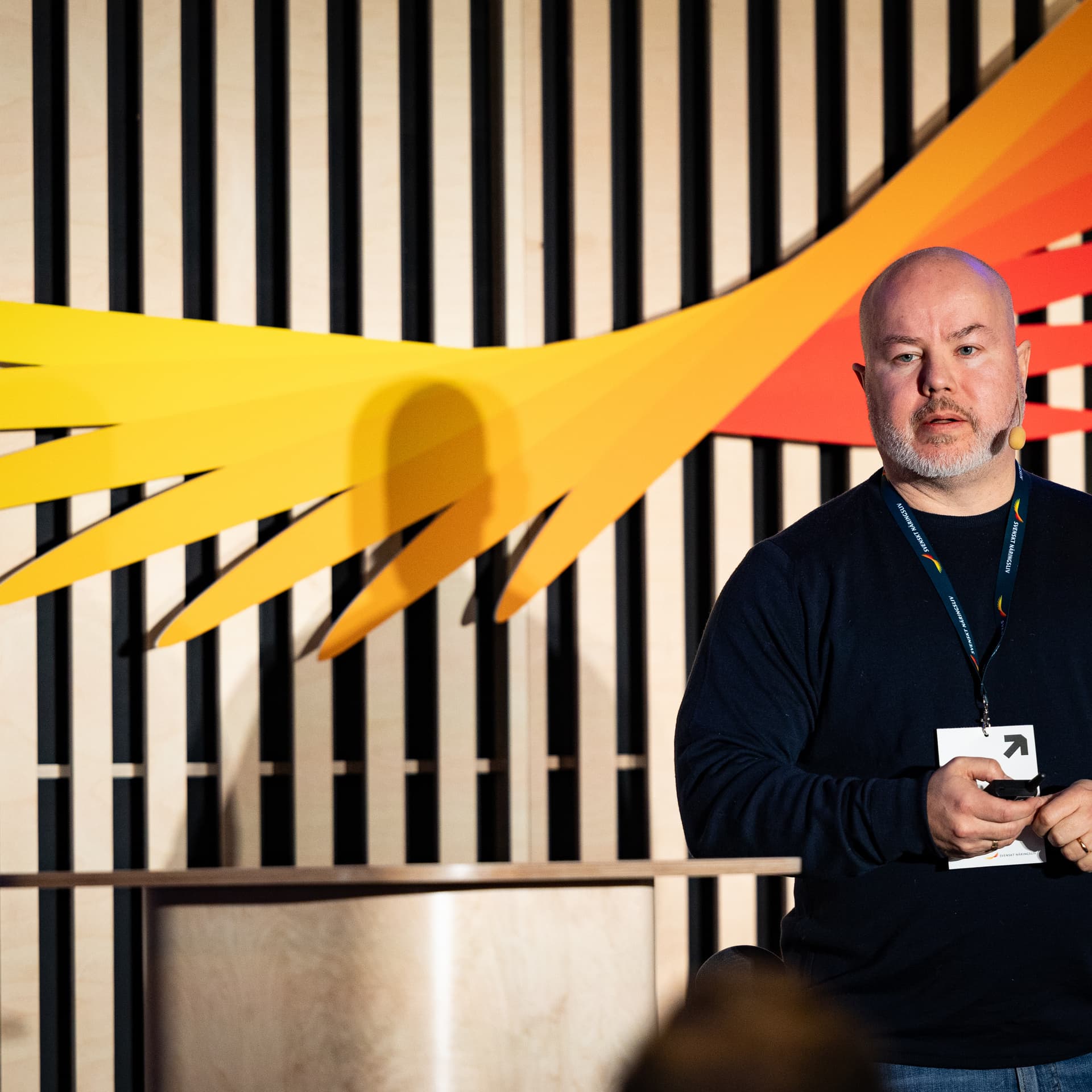 Sven-Olov Daunfeldt, chefsekonom på Tillväxtdagen i Luleå.