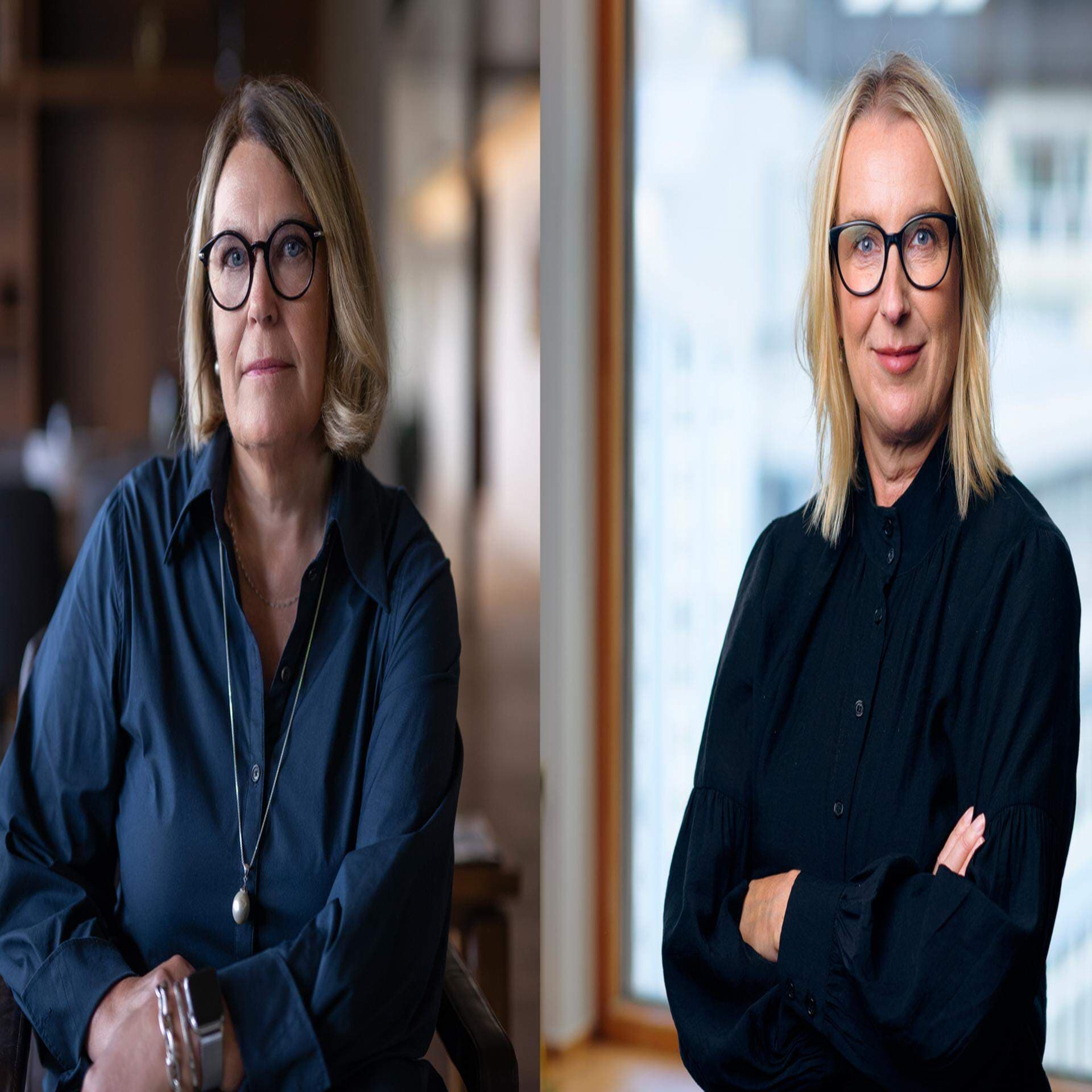 Karin Johansson, vice vd, och Mia Bernhardsen, chef för kompetensförsörjning.