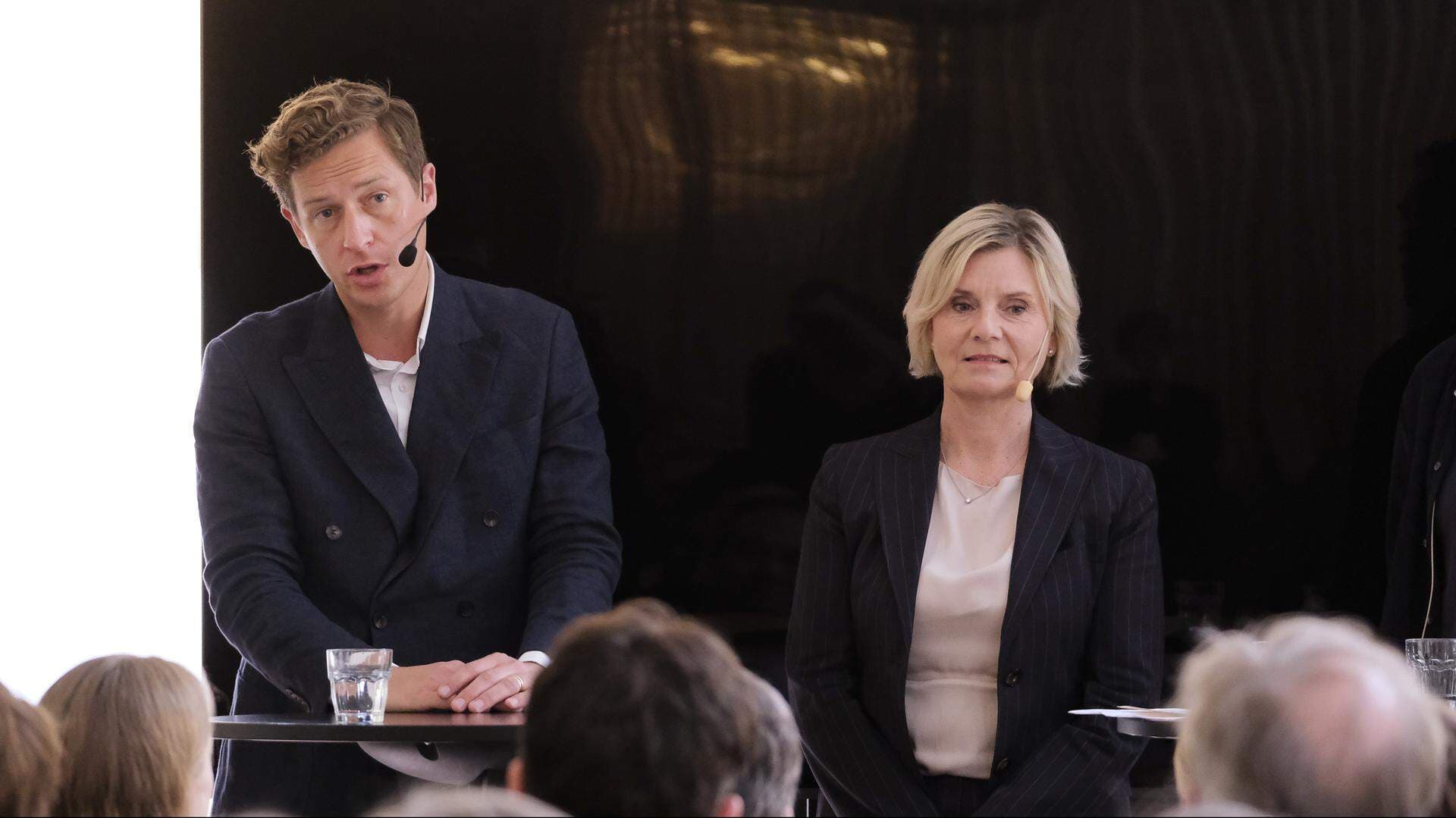 Emil Källström och Åsa Bergman.