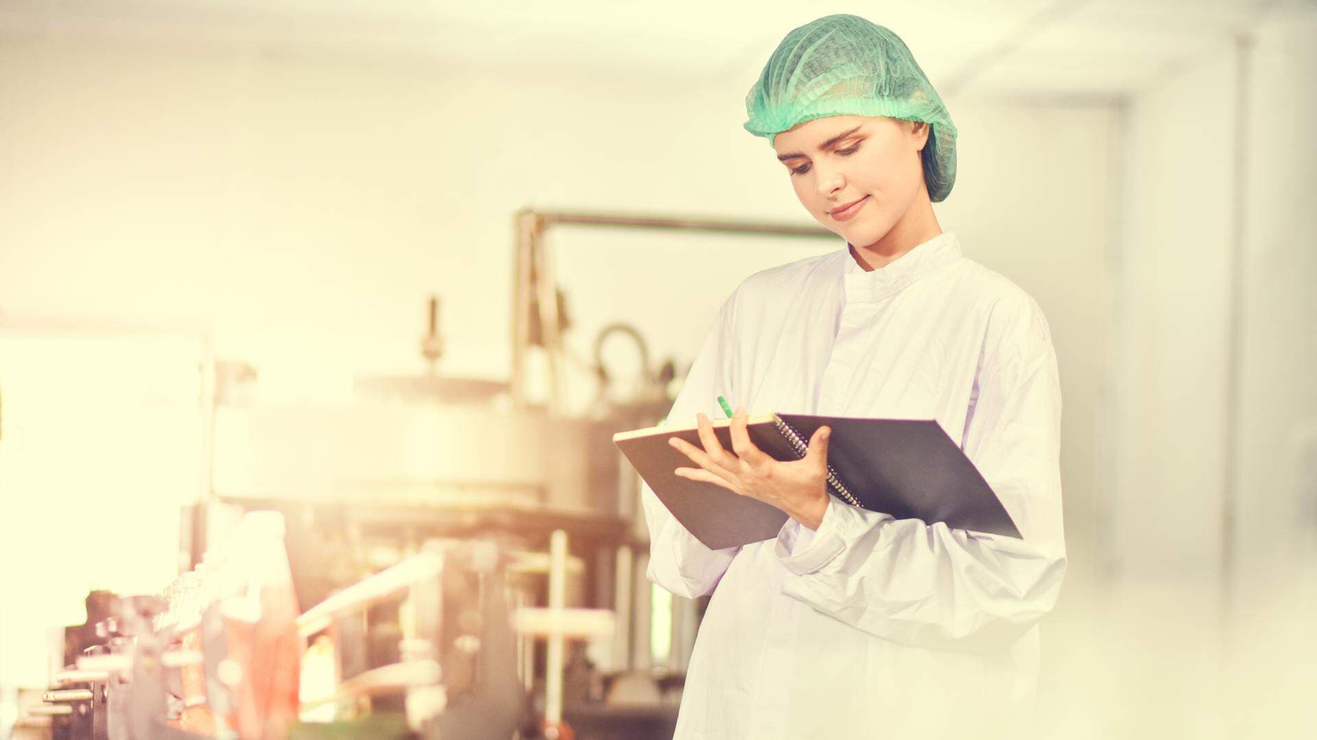 en inspektion av tillverkning