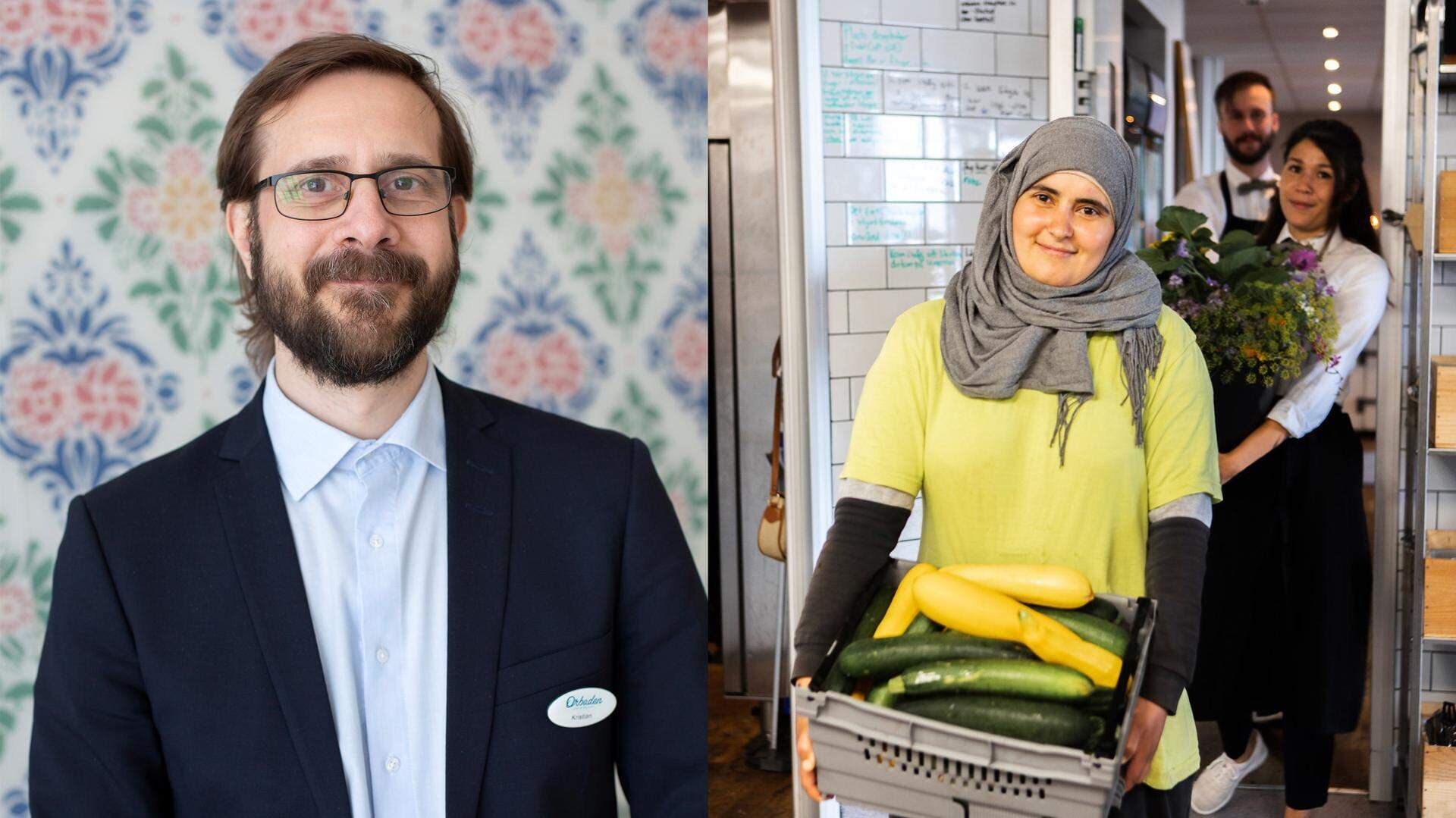 Kristian Nebes med personal