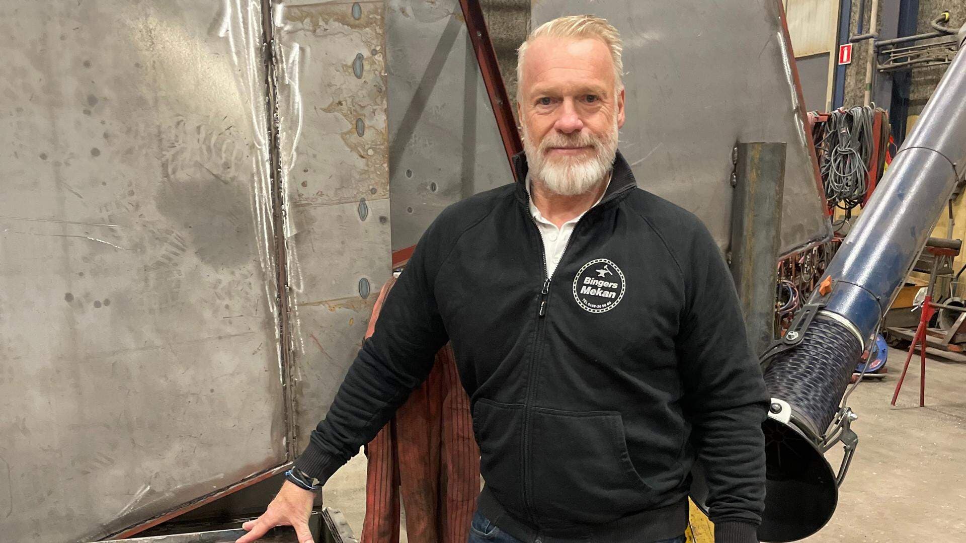 Mats Regin, vd på Bingers Mekan