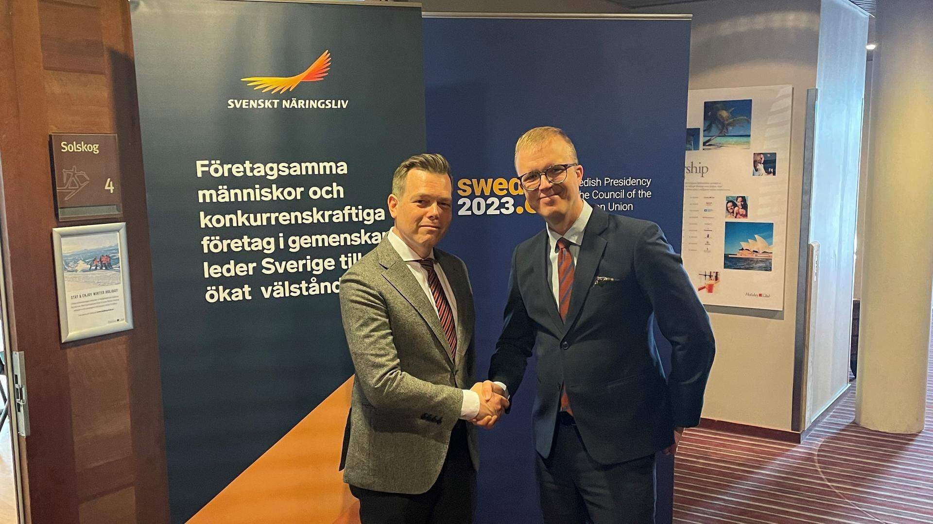 Christian Berger och Stefan Sagebro