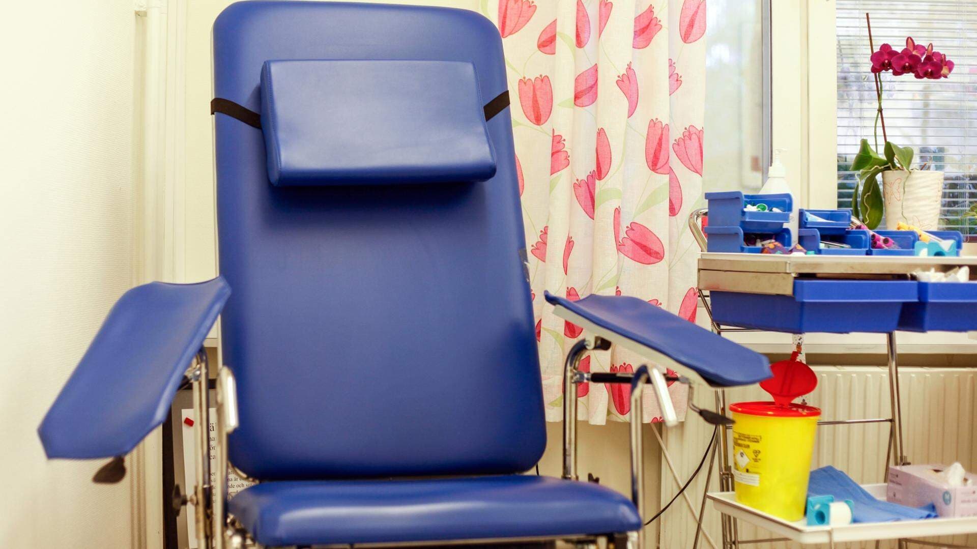 Provtagningsrum på en vårdcentral