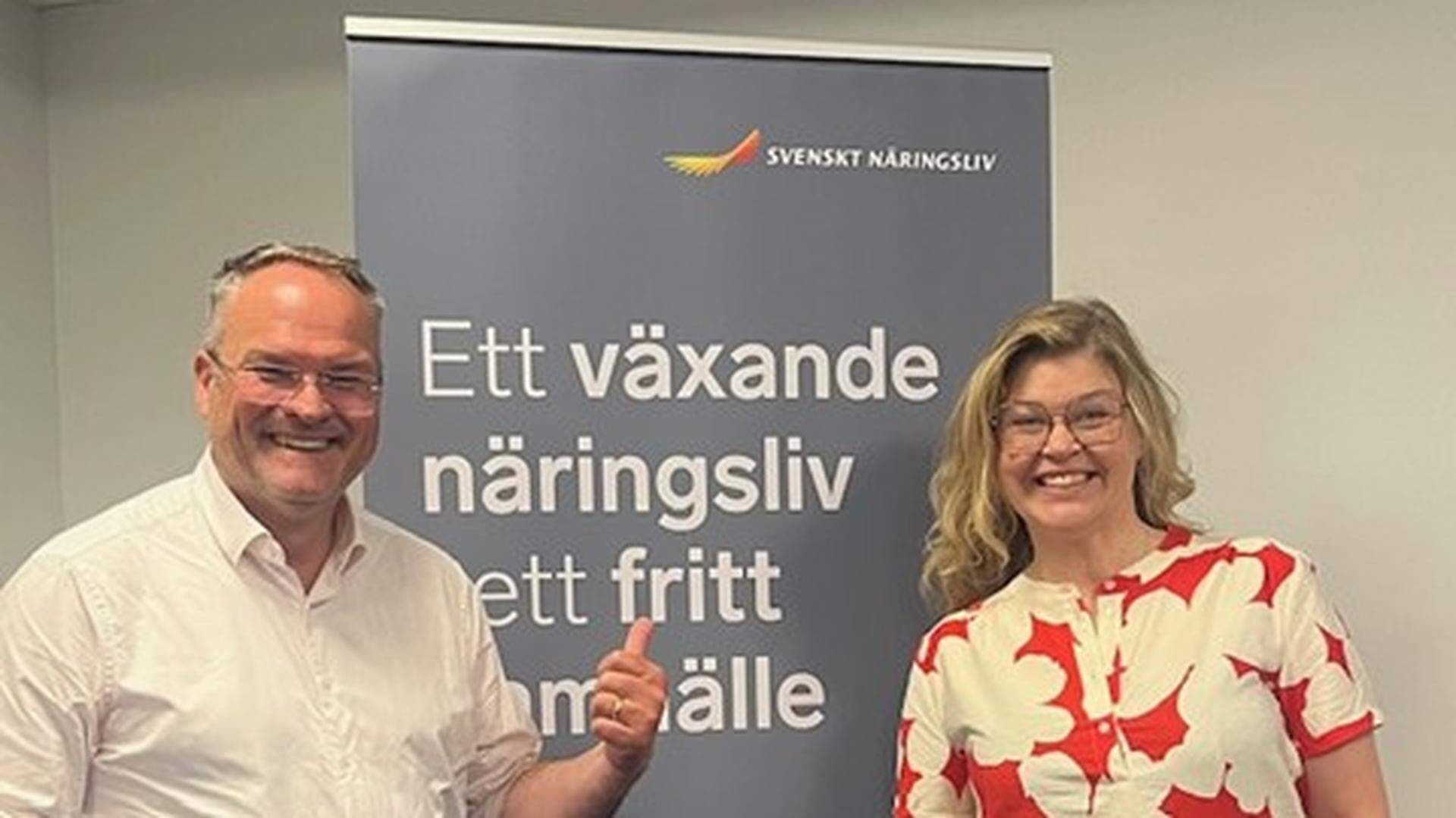 Ola Toftegaard och Therese Kärngard