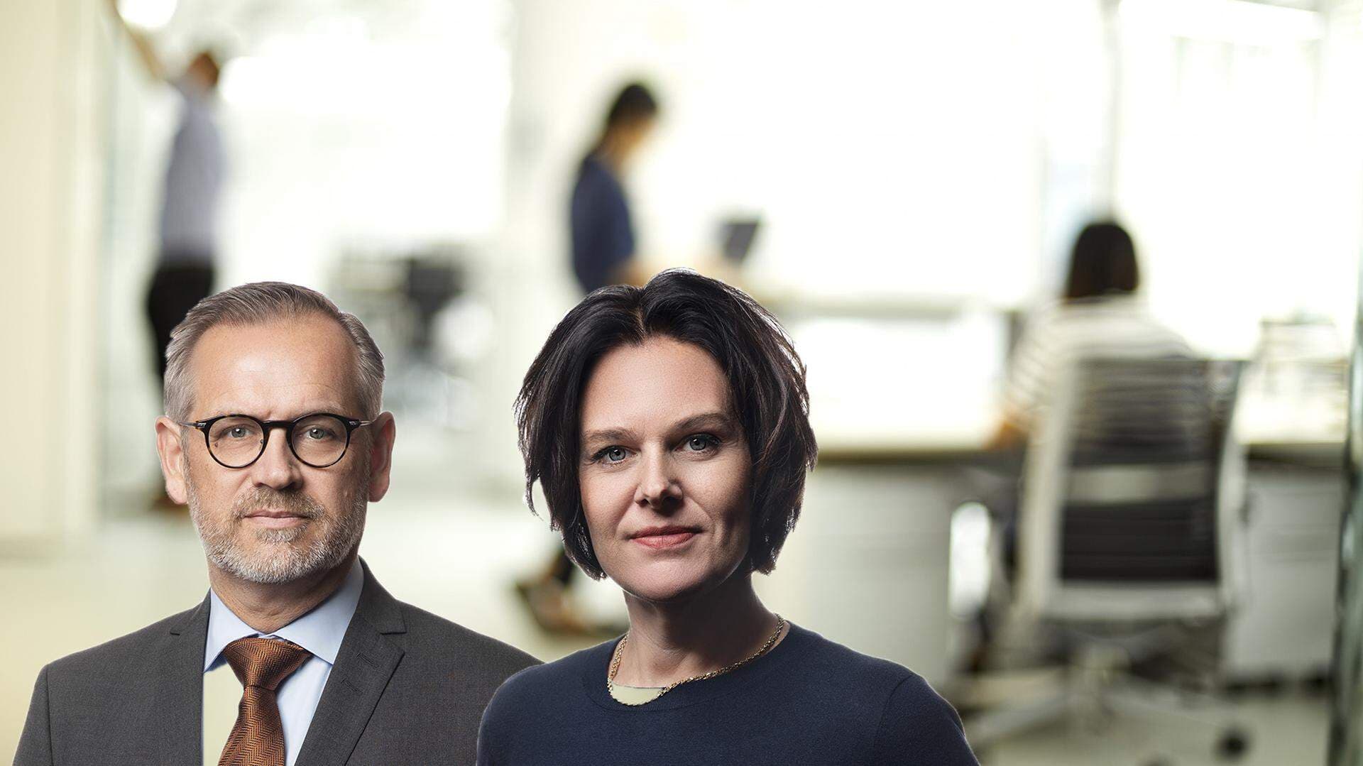 Kontorsplats, kollage Jens Hedström och Ulrica Bennesved.