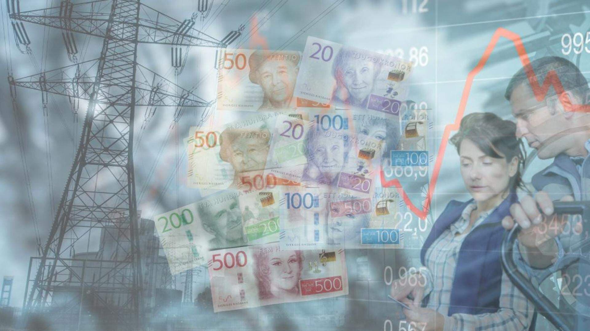 Effekterna av lågkonjunkturen collage