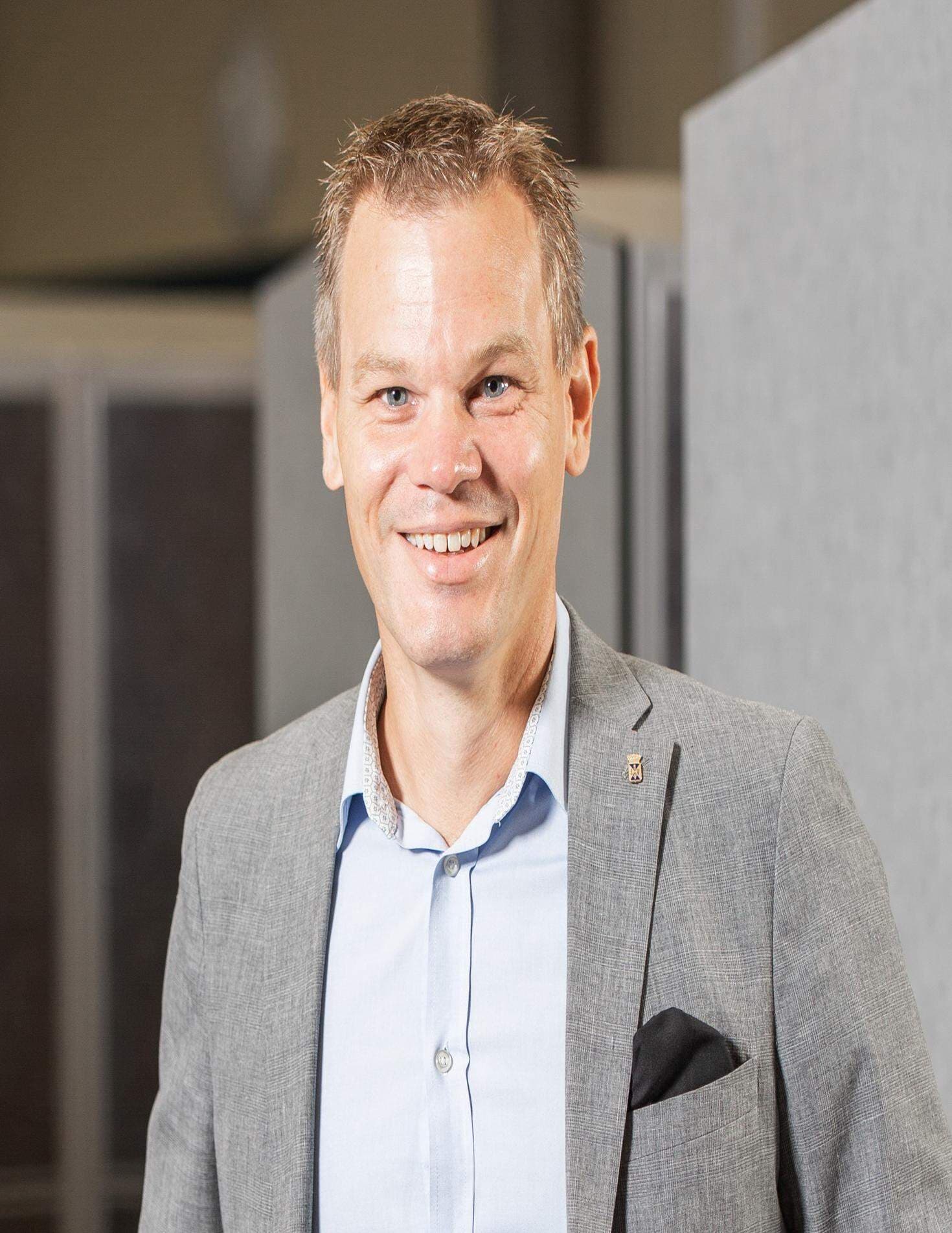 Andreas Erlandsson, kommunstyrelsens ordförande i Oskarshamn