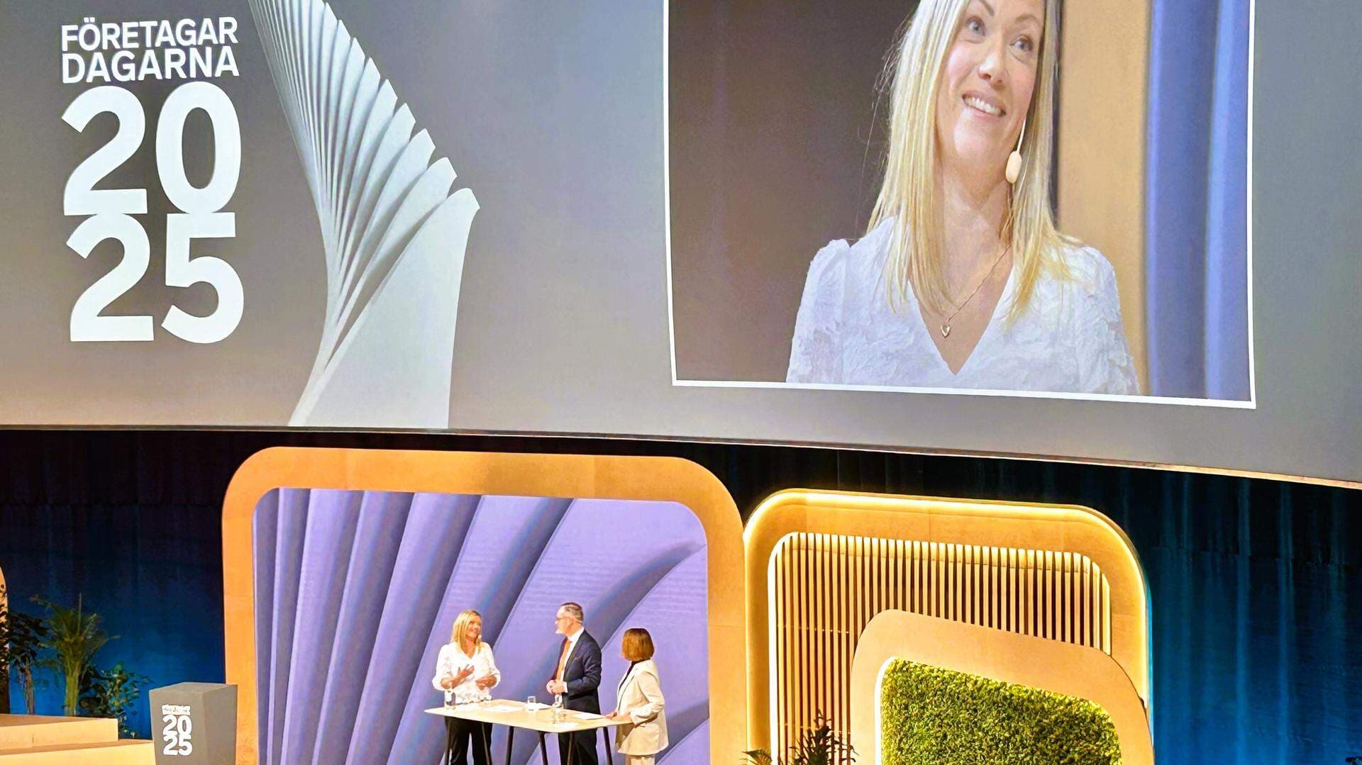 Scensamtal om regelkrångel under Företagardagarna 2025