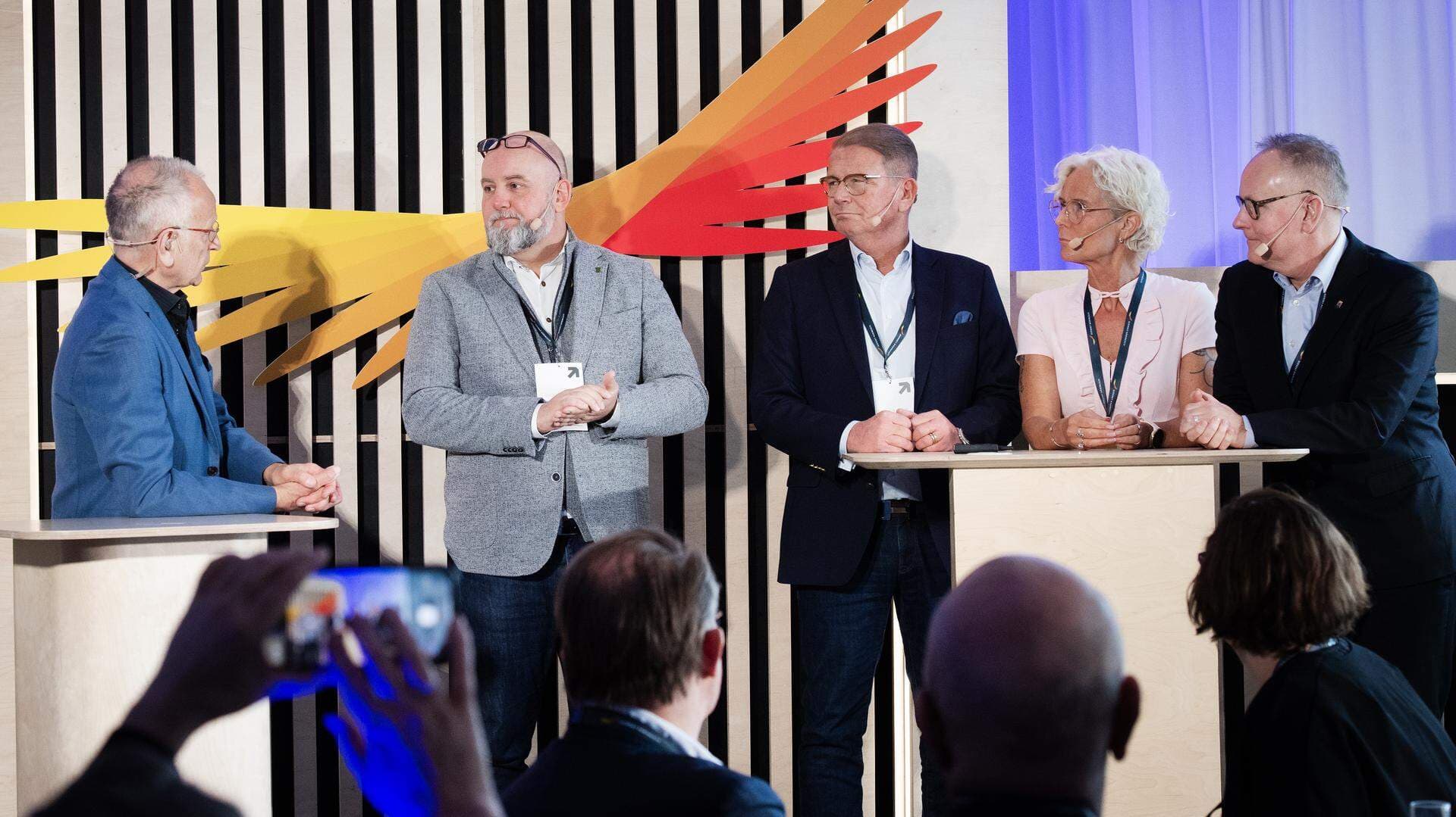 Malin Lauber, Johan Persson, Magnus Gunnarsson och Harald Hjalmarsson