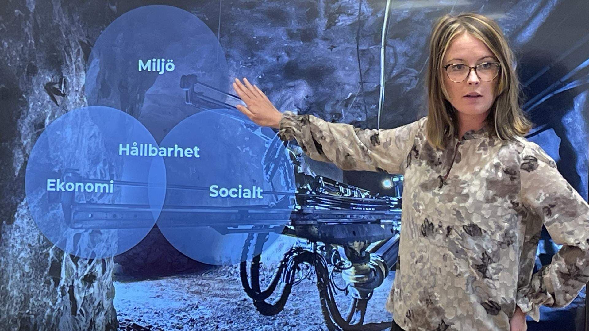 Charlotte Odenberger hållbarhetschef, Zinkgruvan Mining