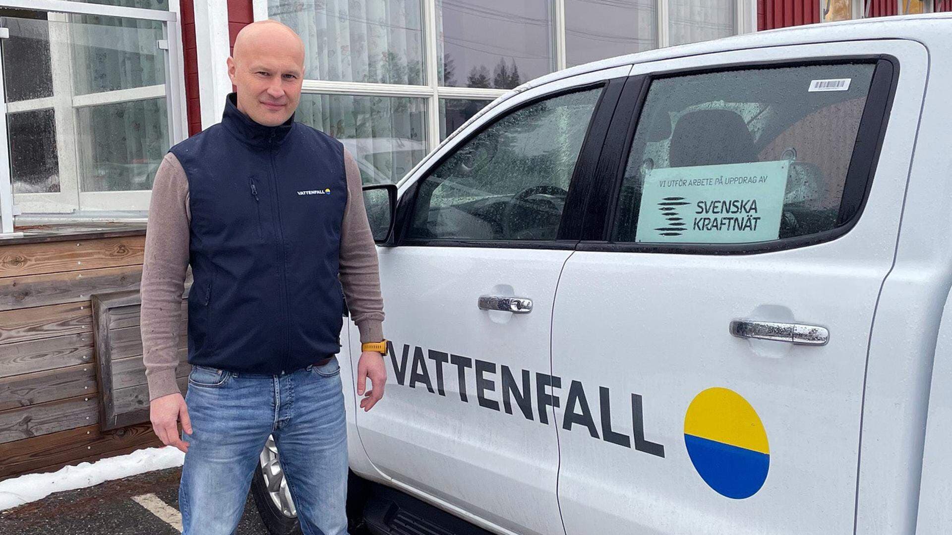 Björn Jarme, chef för region- och stamnätunderhåll på Vattenfall Services Nordic AB