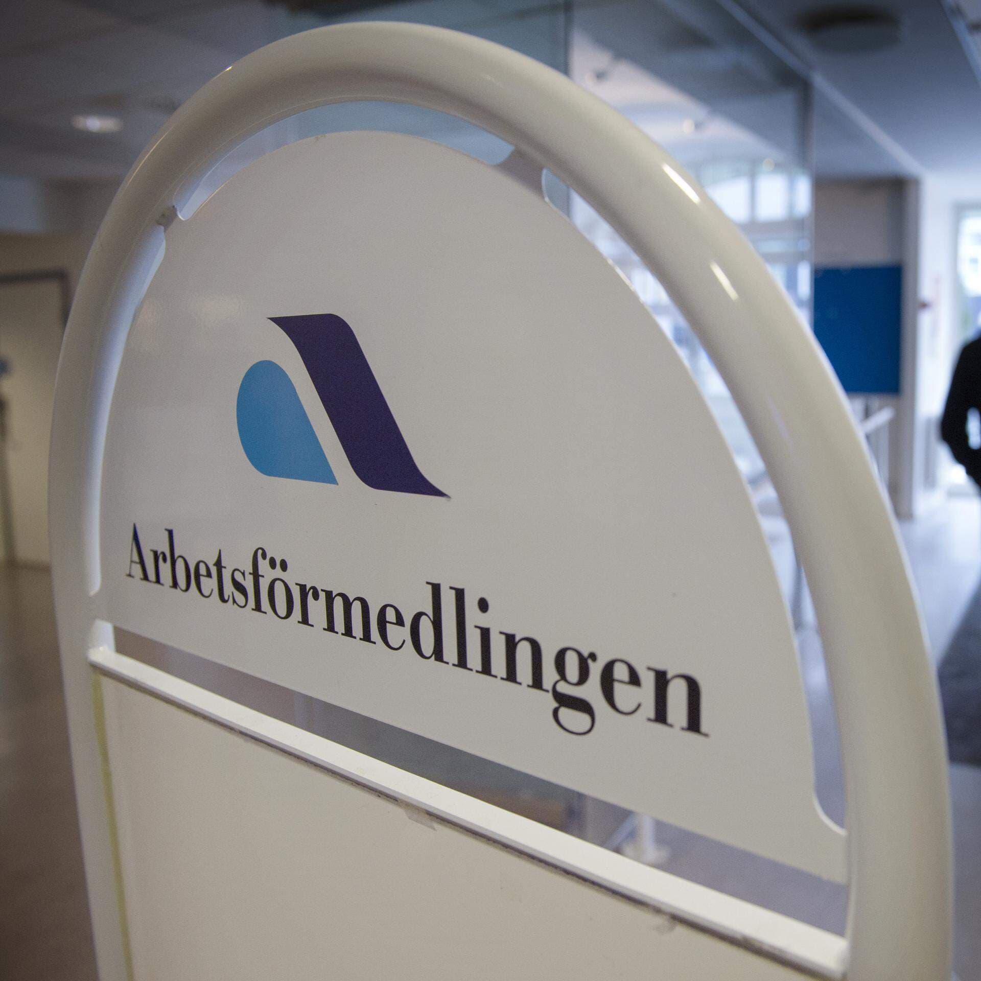Skylt Arbetsförmedlingen