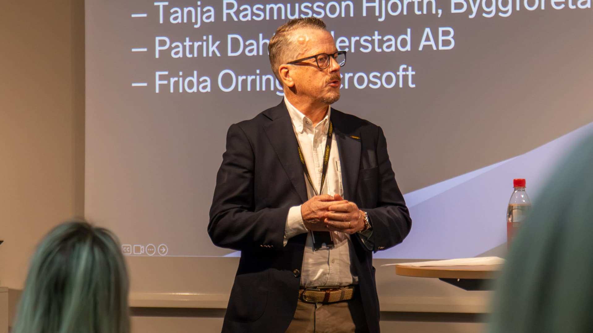 Patrik Dahl, Väderstad AB på scen